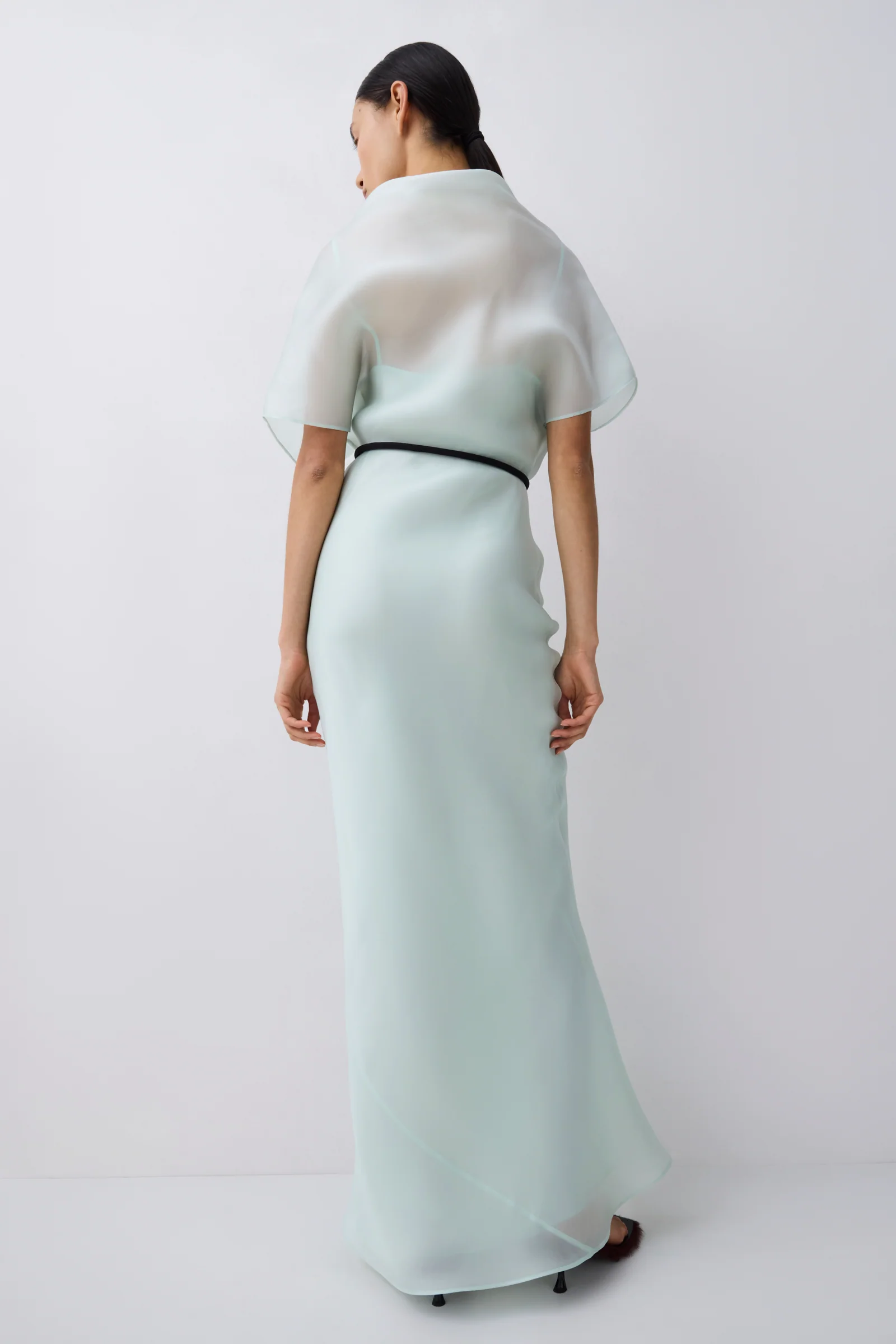 AQUA ORGANZA EVOLUTION DRESS - Image 5