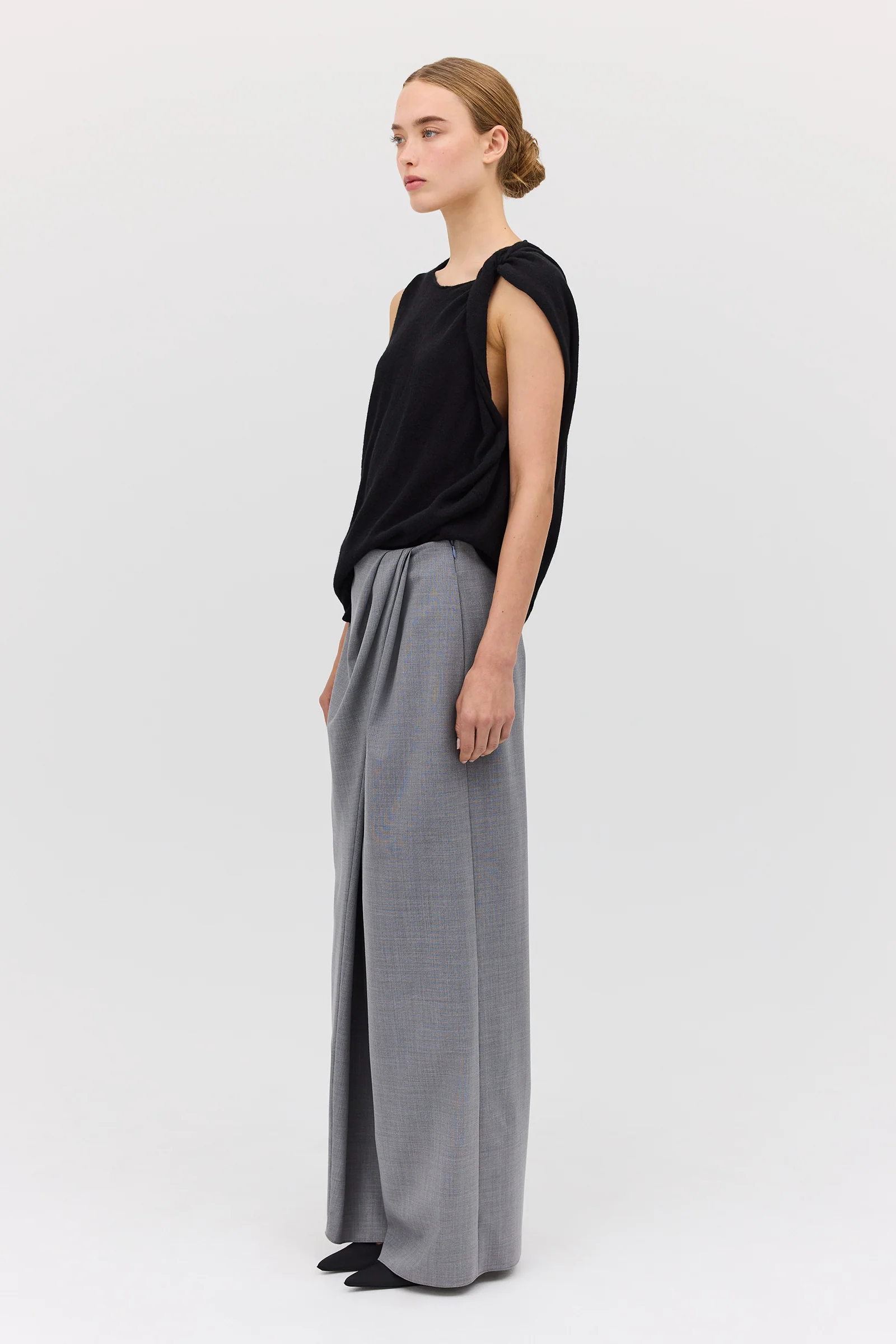 BLACK CASHMERE GENTLE KNIT - Image 4