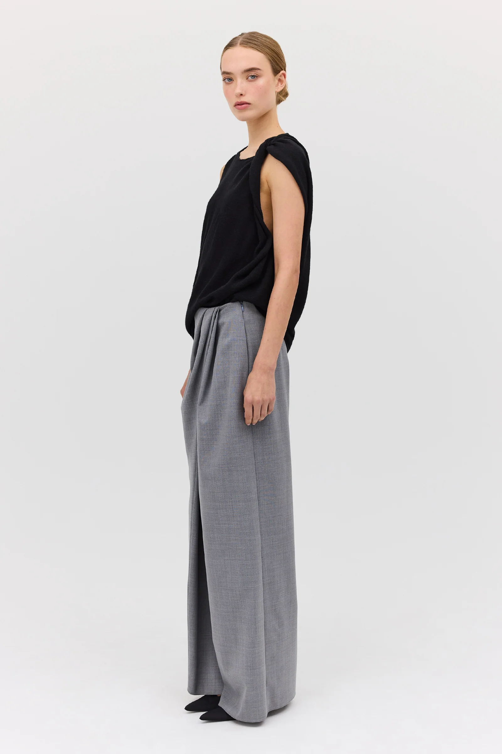 BLACK CASHMERE GENTLE KNIT - Image 5