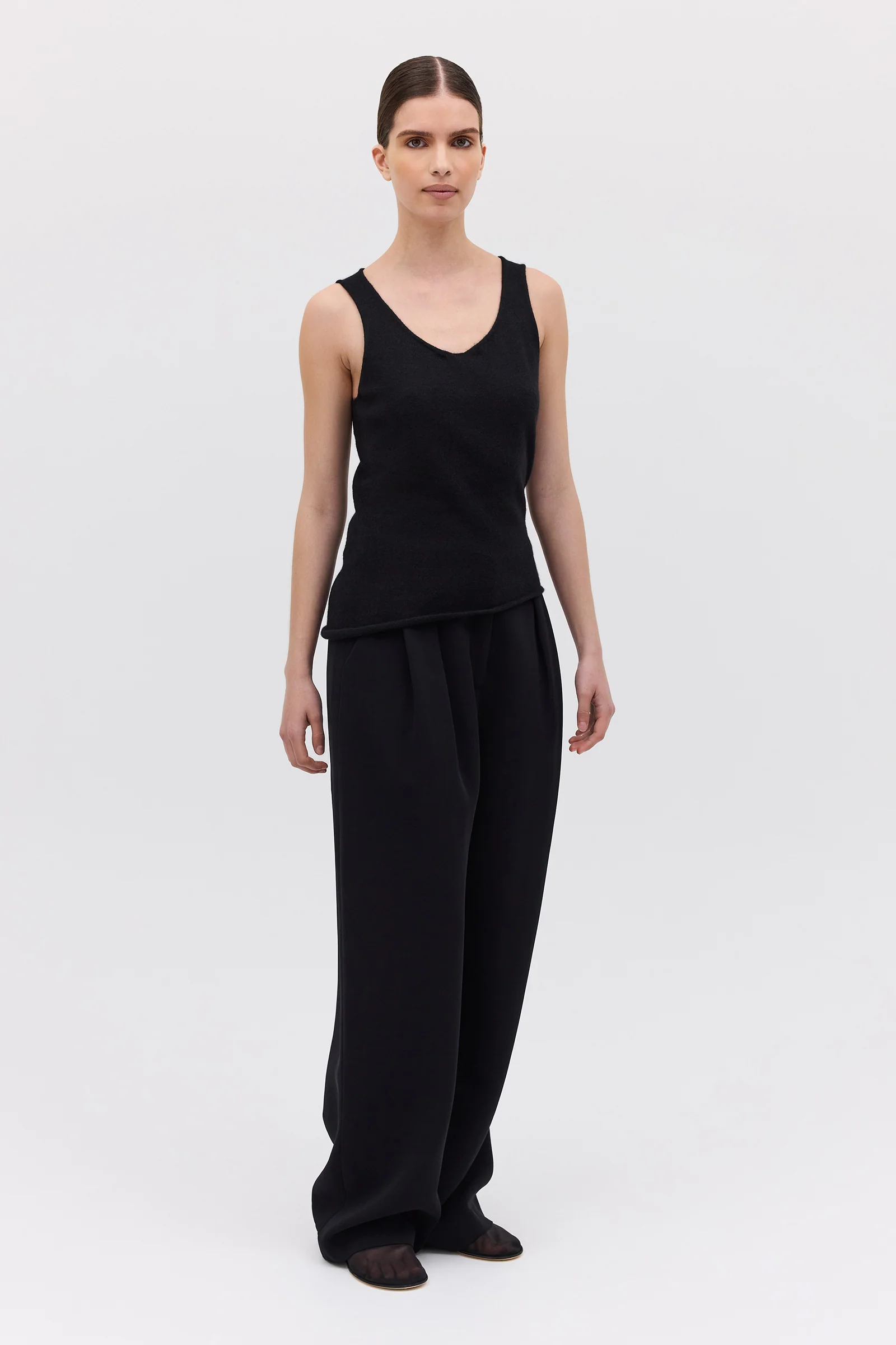 BLACK CASHMERE TENDER KNIT - Image 3
