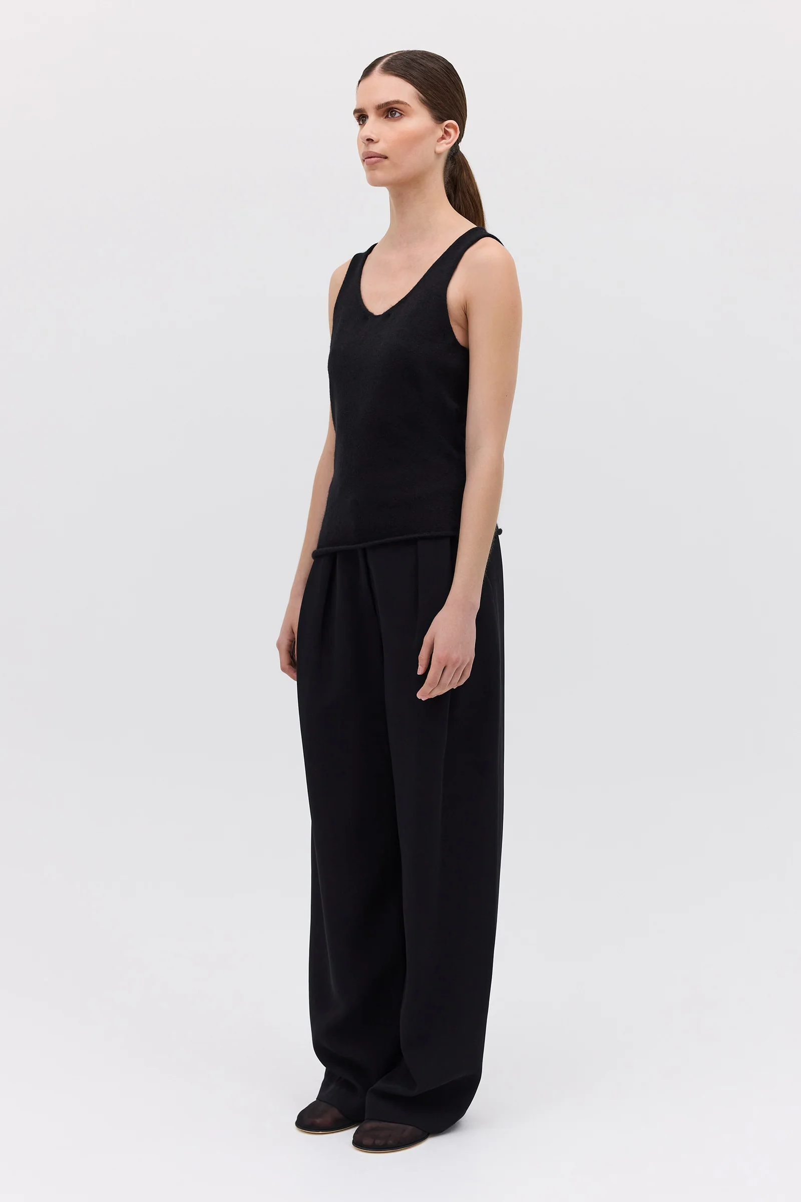 BLACK CASHMERE TENDER KNIT - Image 4