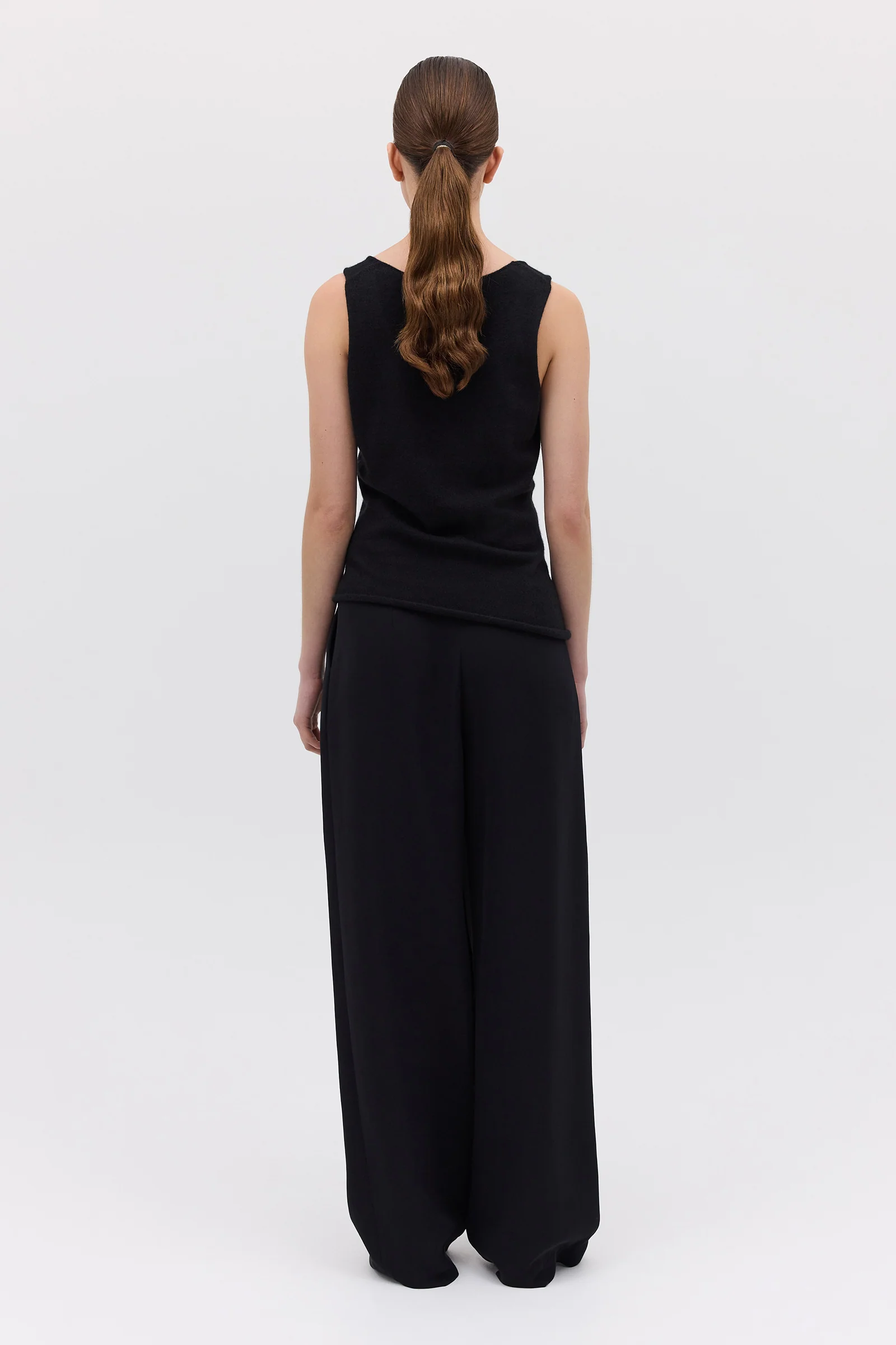 BLACK CASHMERE TENDER KNIT - Image 7