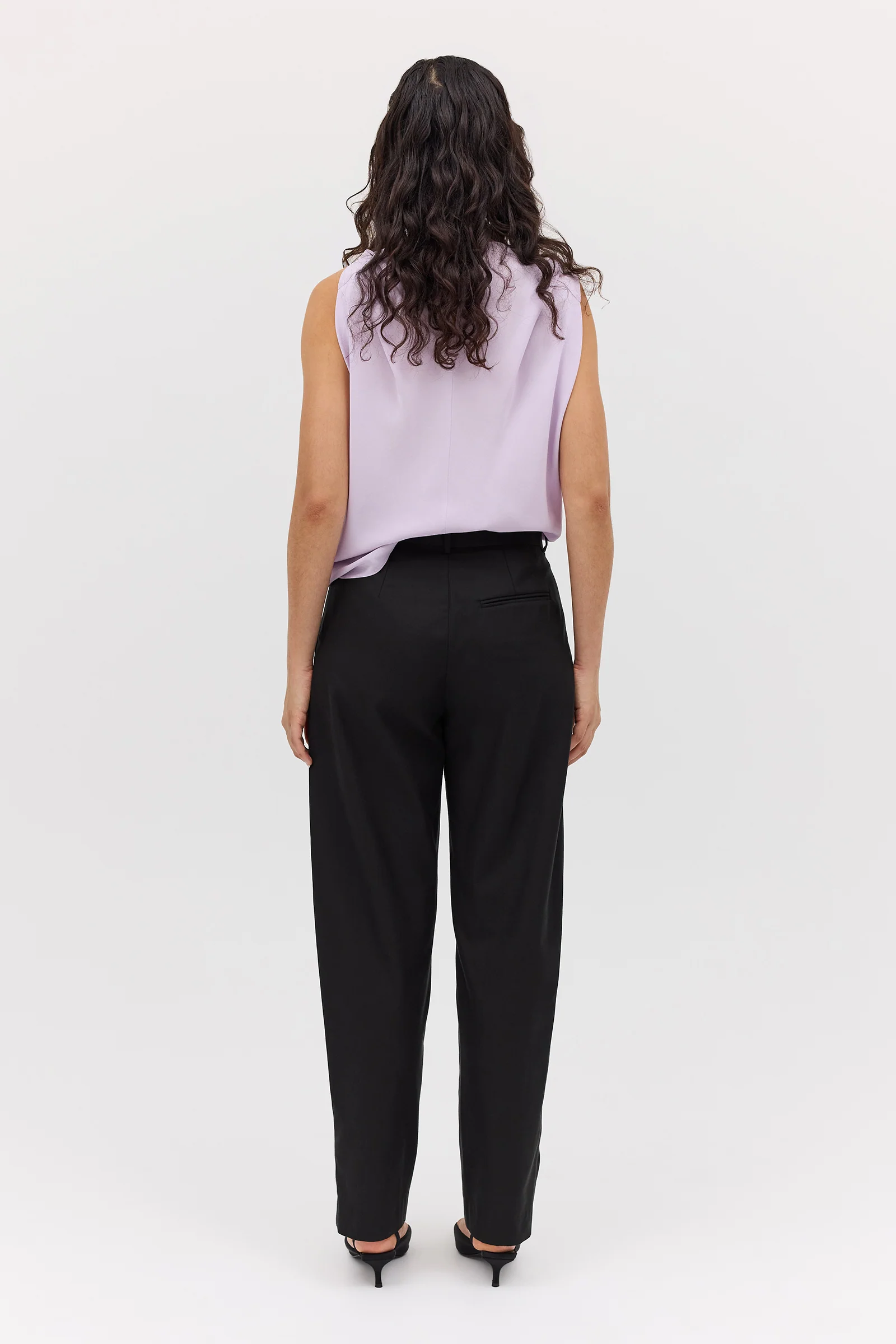 BLACK COTTON DRILL TONDO PANT - Image 7