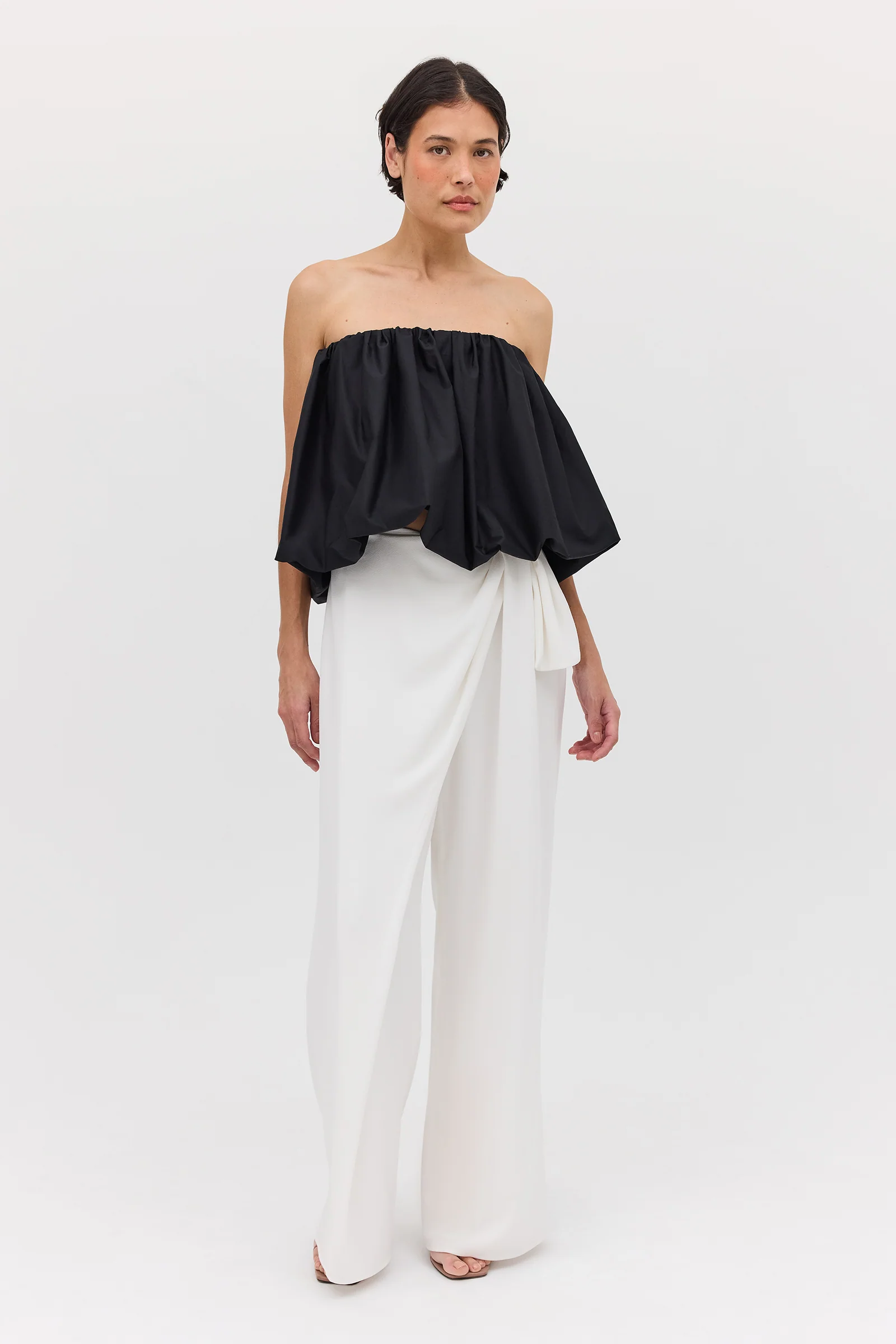 BLACK COTTON HAZEL TOP - Image 3