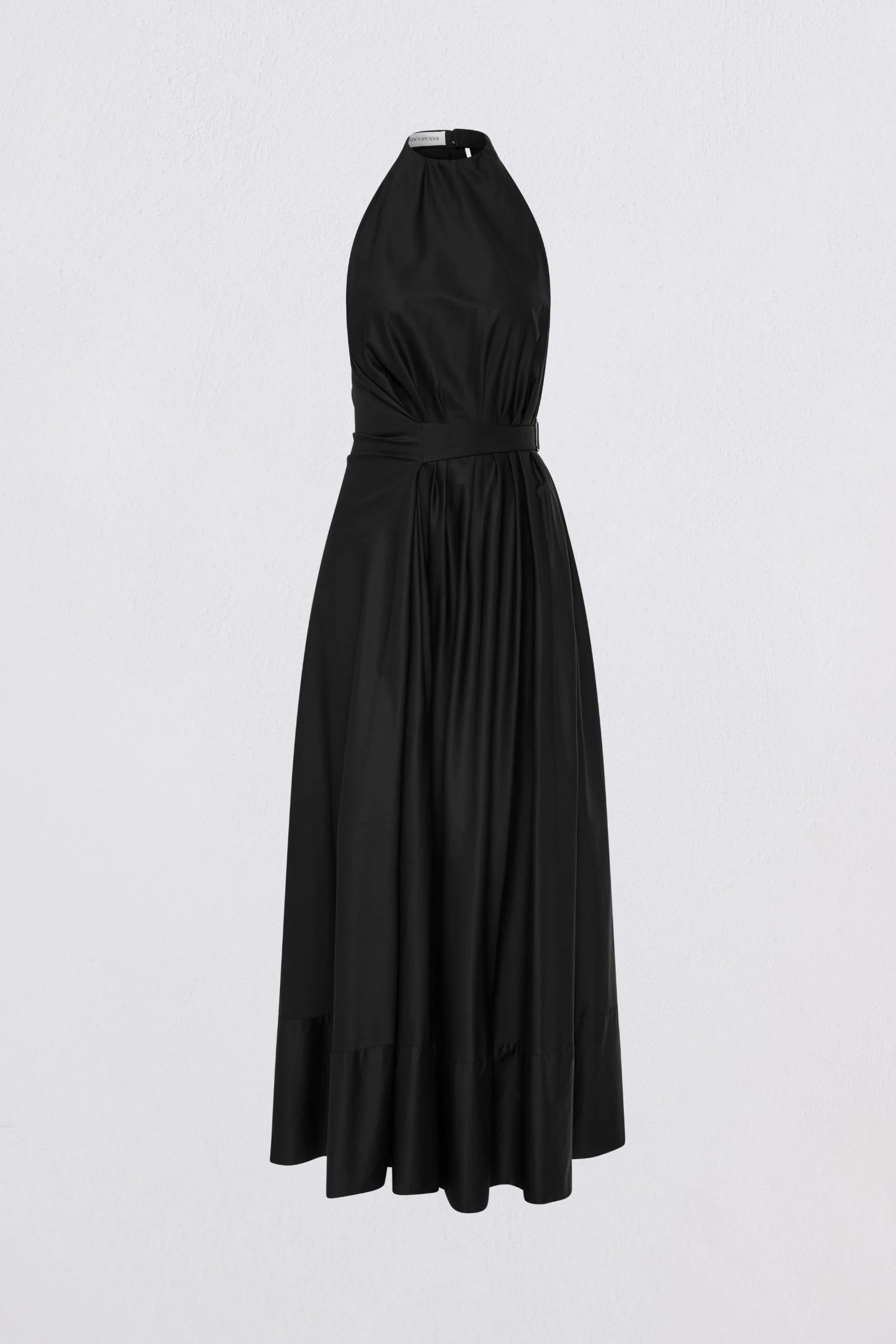BLACK COTTON ISABELLA DRESS - Image 8