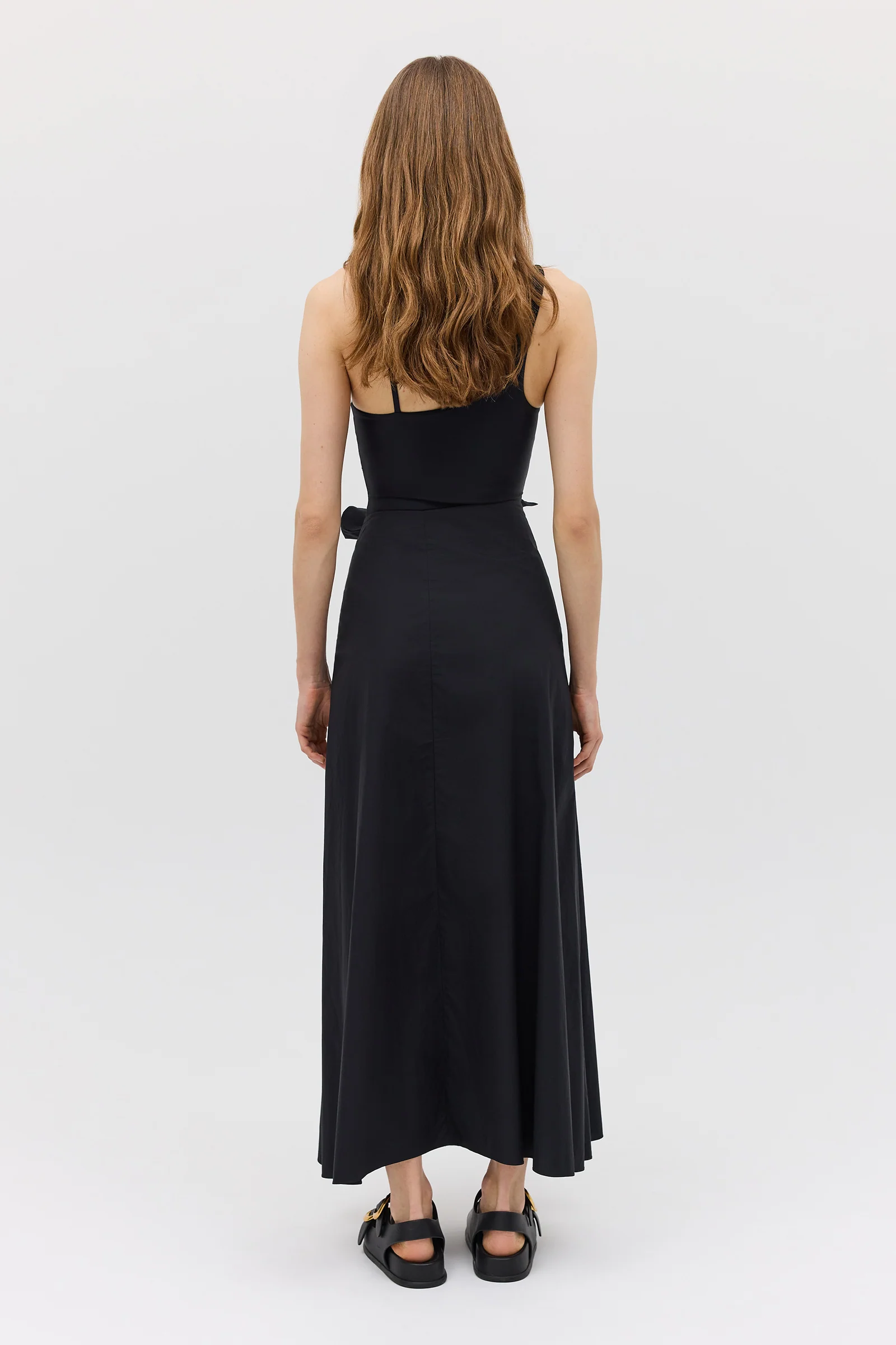 BLACK COTTON NOSTALGIA SKIRT - Image 7
