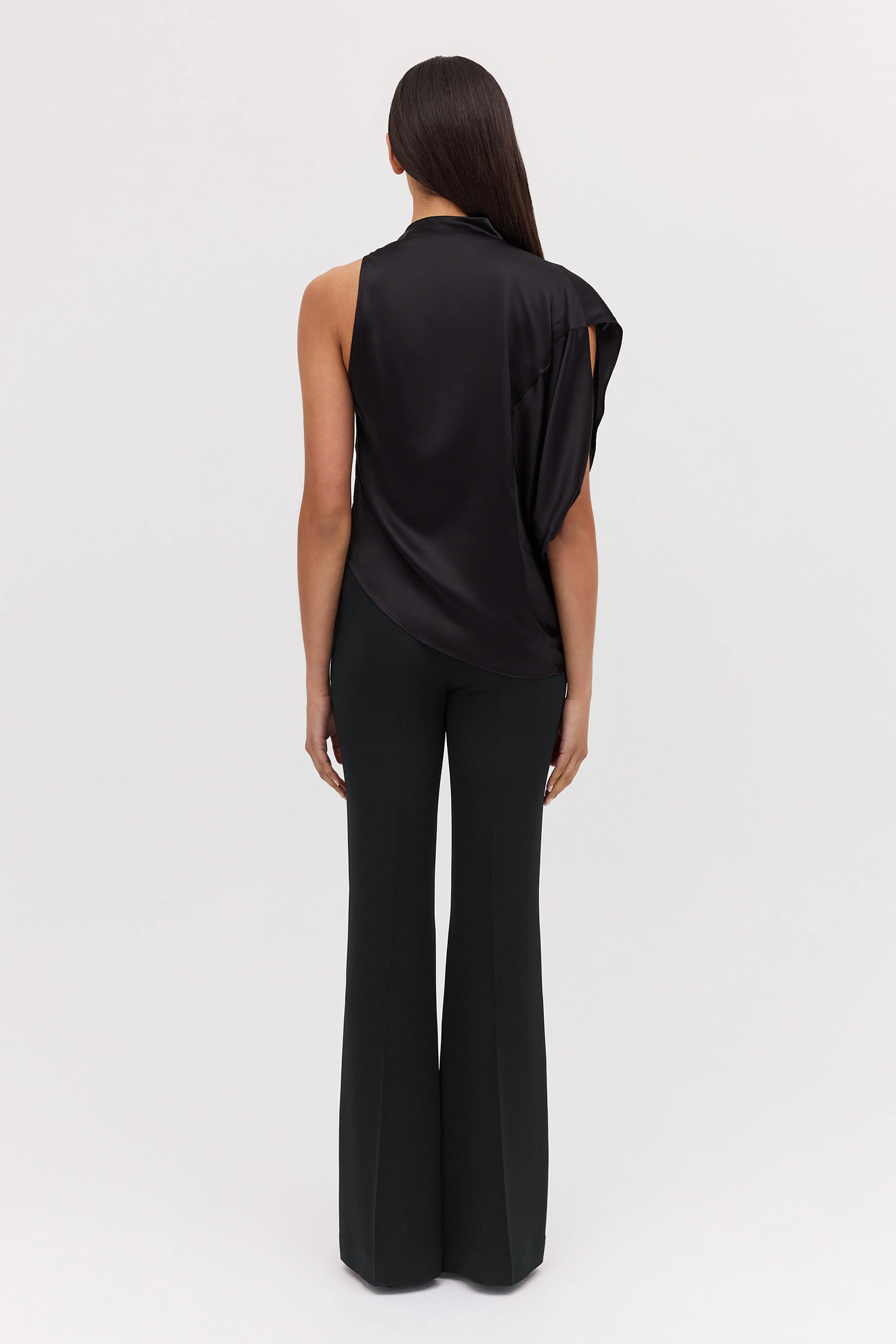 BLACK CREPE NADJA PANT - Image 8