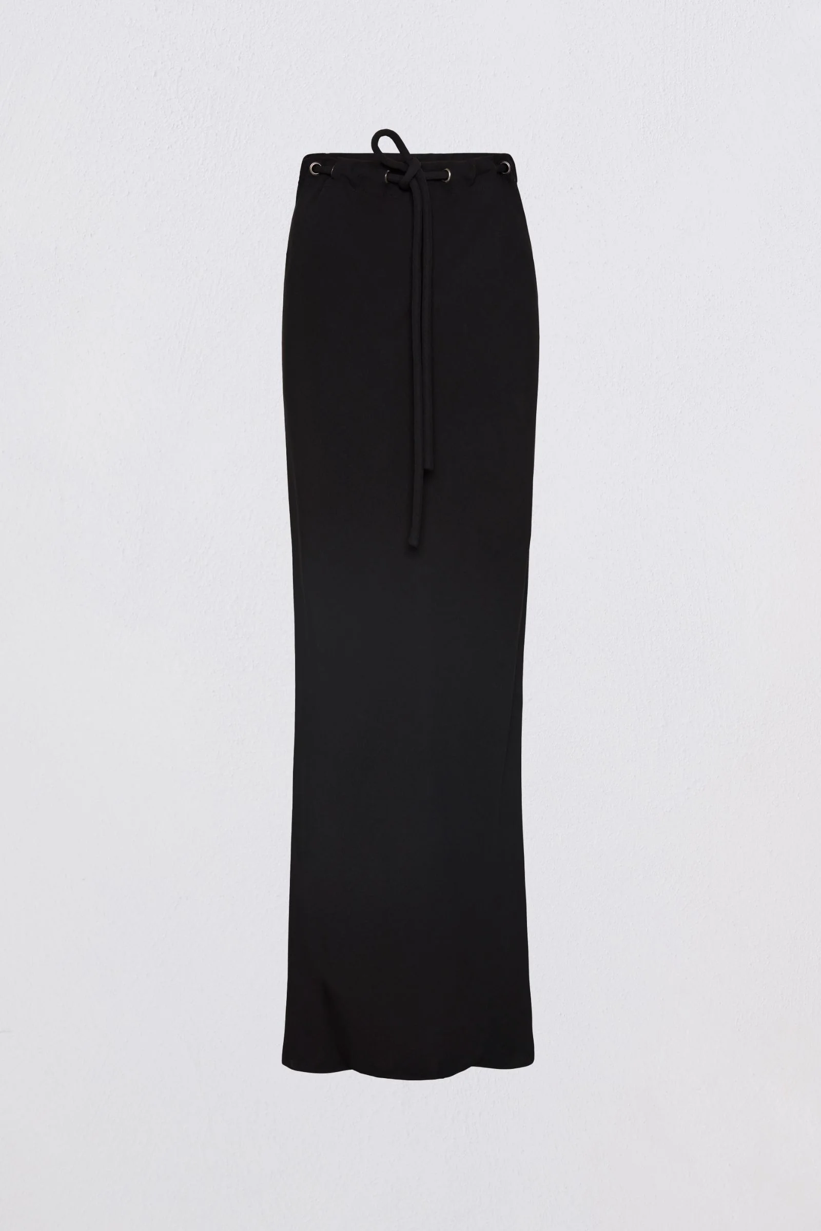 BLACK CREPE SUITING RAFAEL SKIRT - Image 8