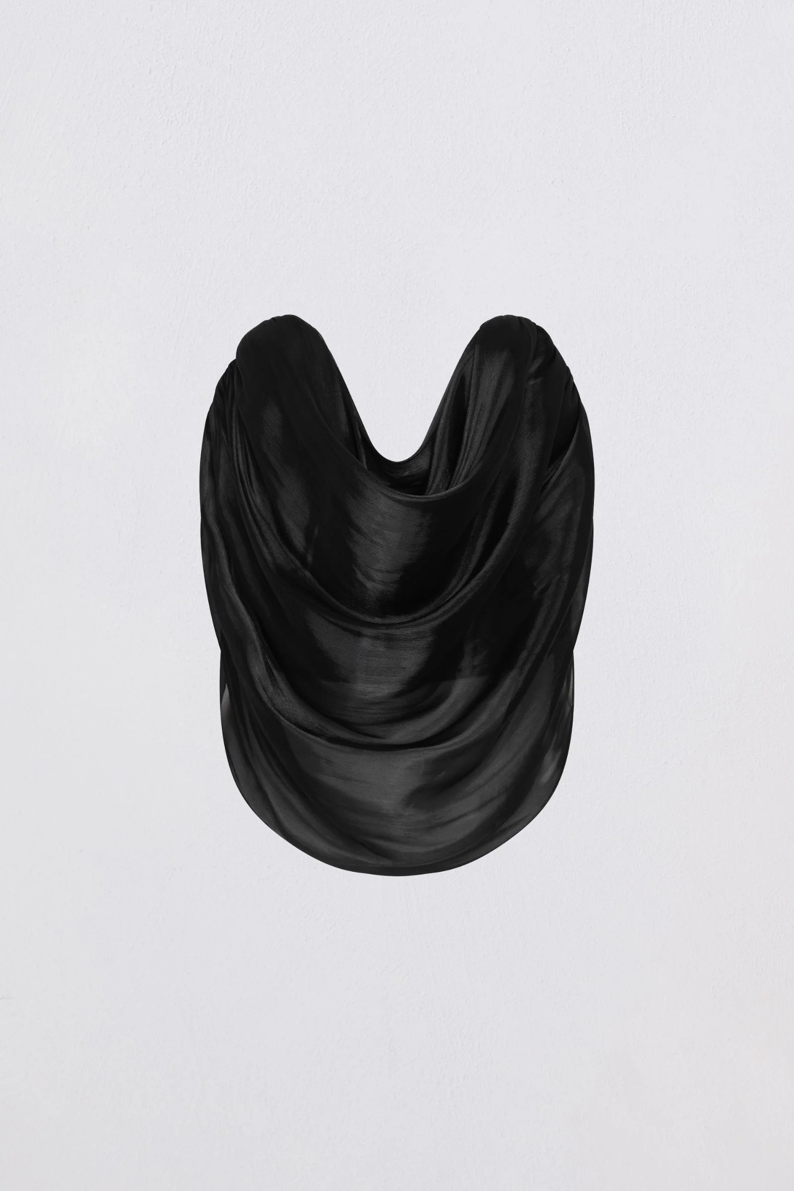 BLACK LIQUID ORGANZA TIDAL BUSTIER TOP - Image 8