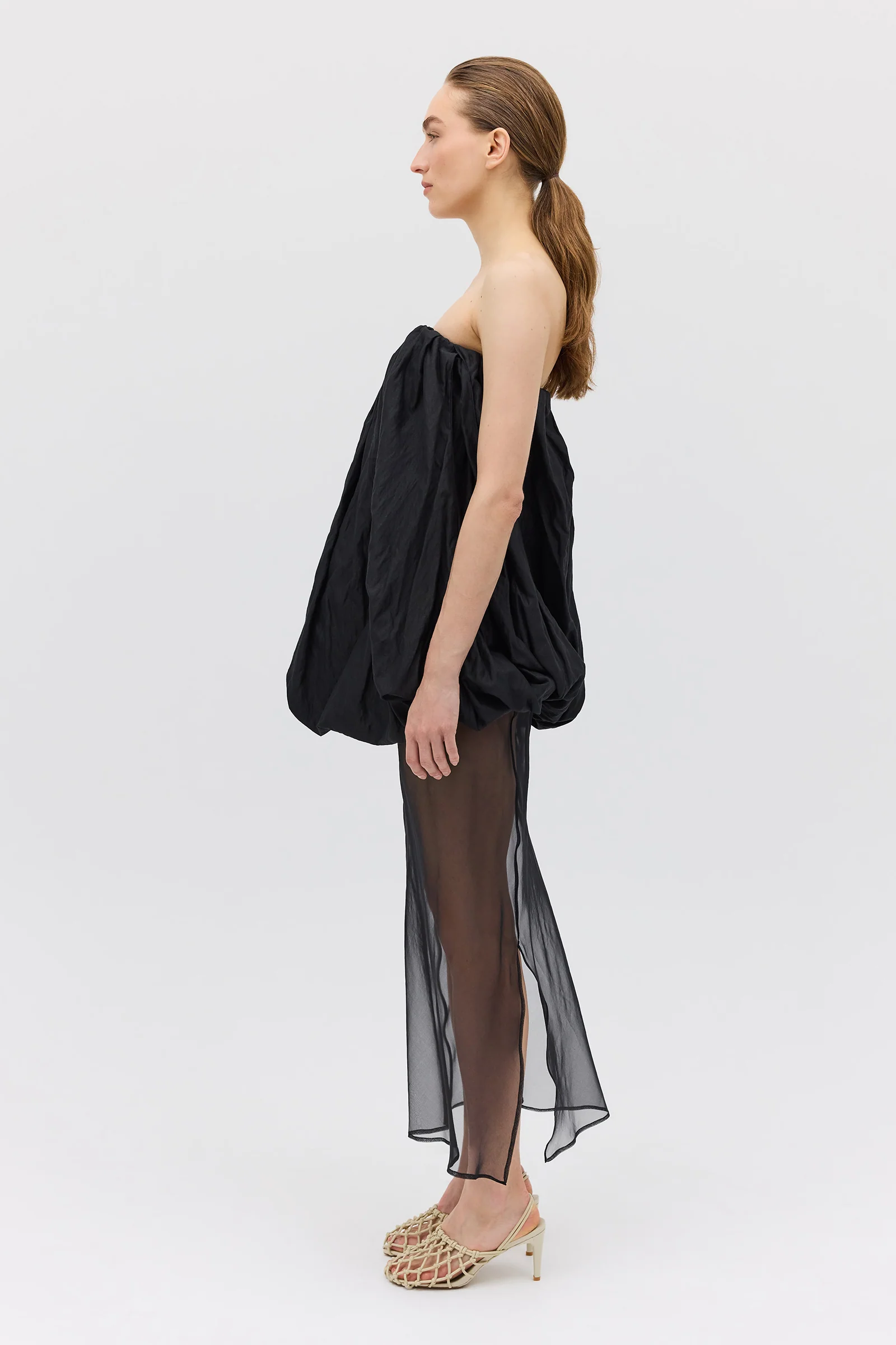 BLACK METAL COTTON HAZEL DRESS - Image 5