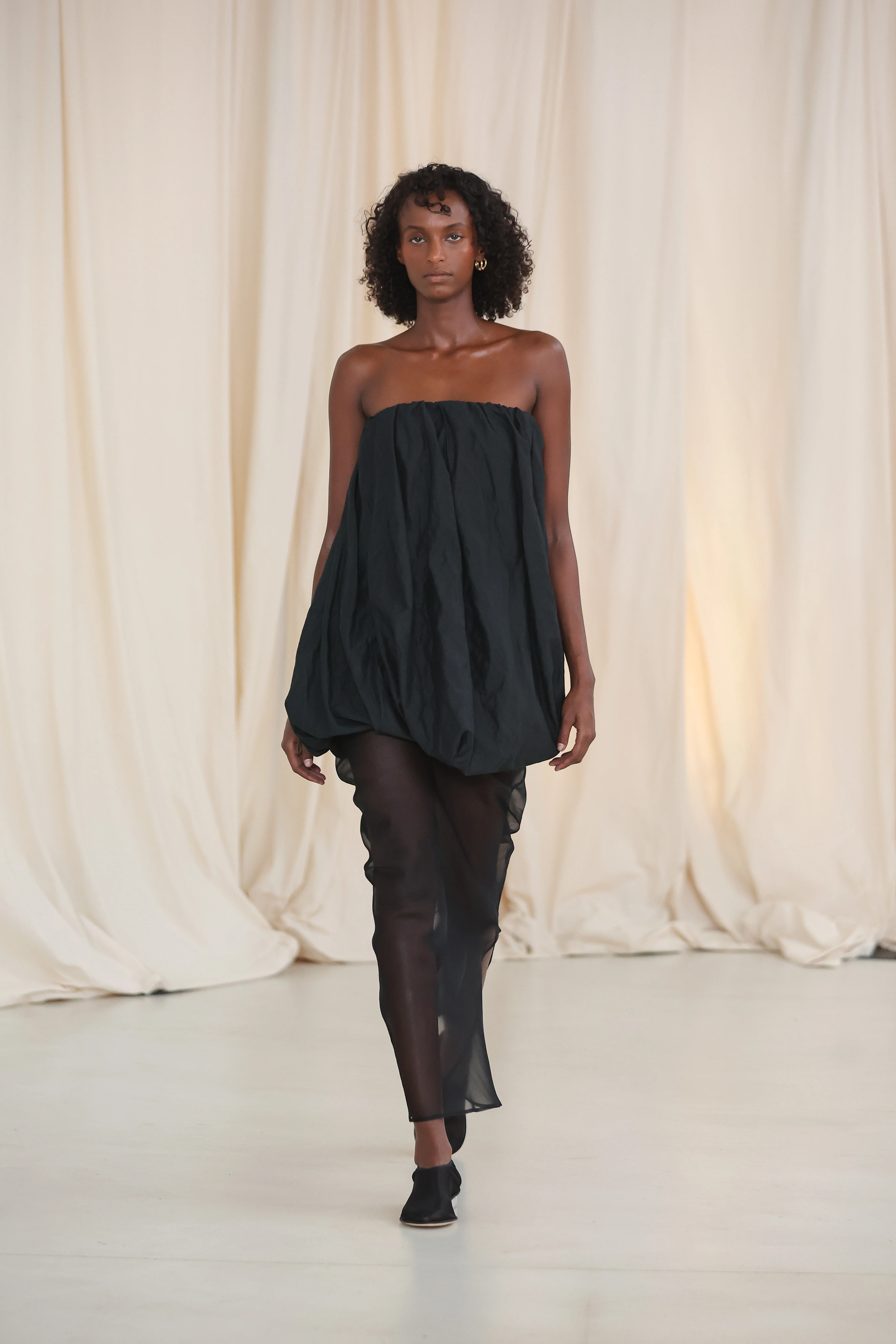 BLACK METAL COTTON HAZEL DRESS - Image 8