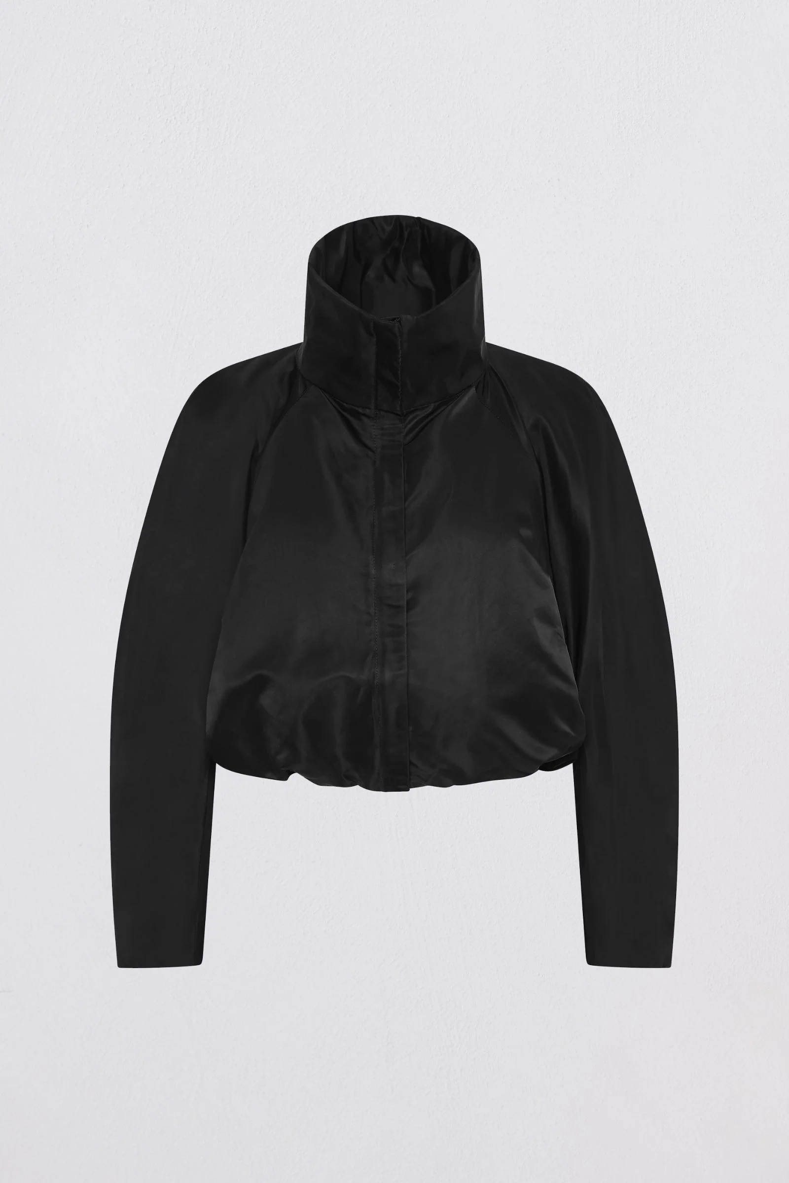 BLACK PARACHUTE SATIN AETHER BOMBER JACKET - Image 6