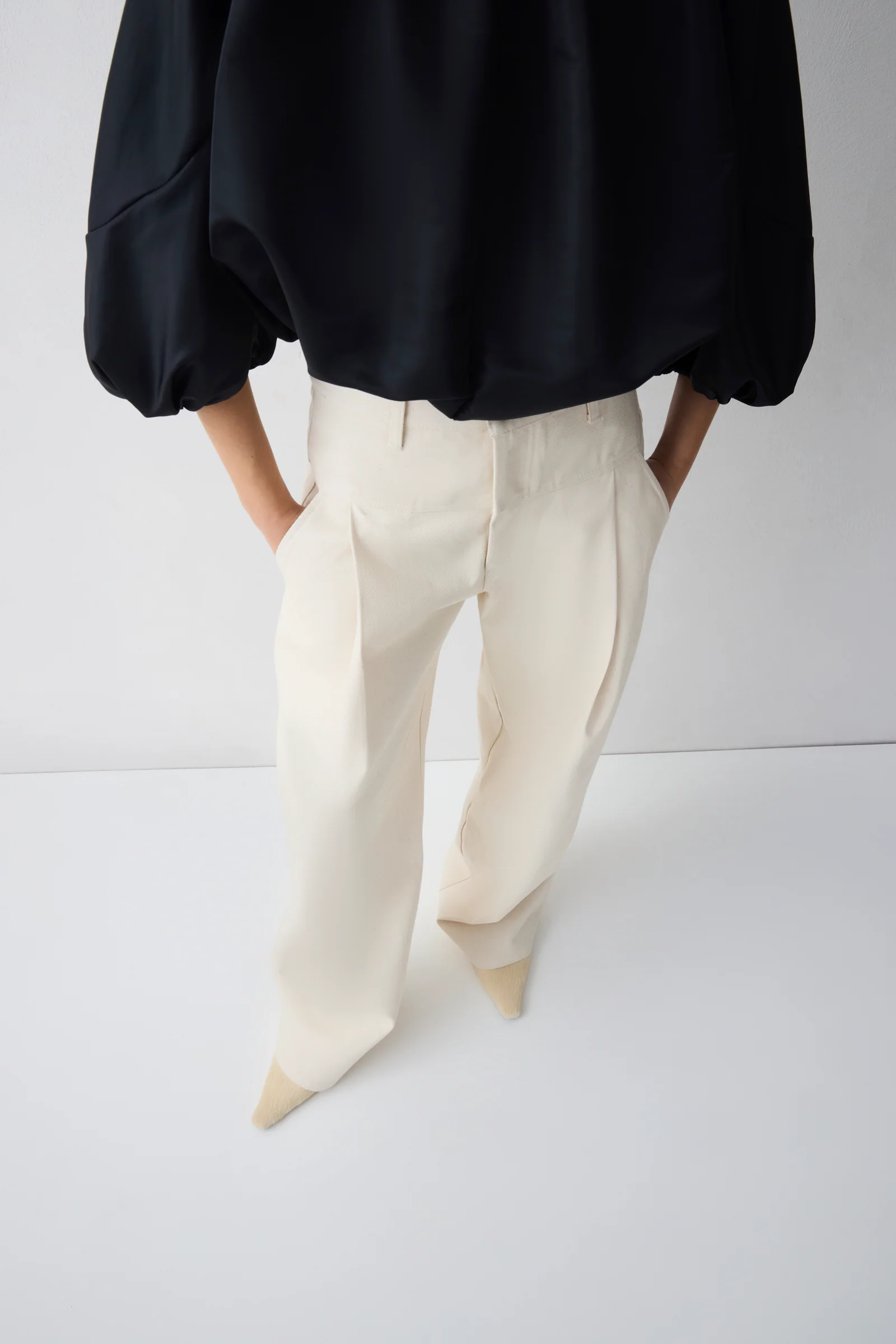 BLACK PARACHUTE SATIN HORIZON TOP - Image 5