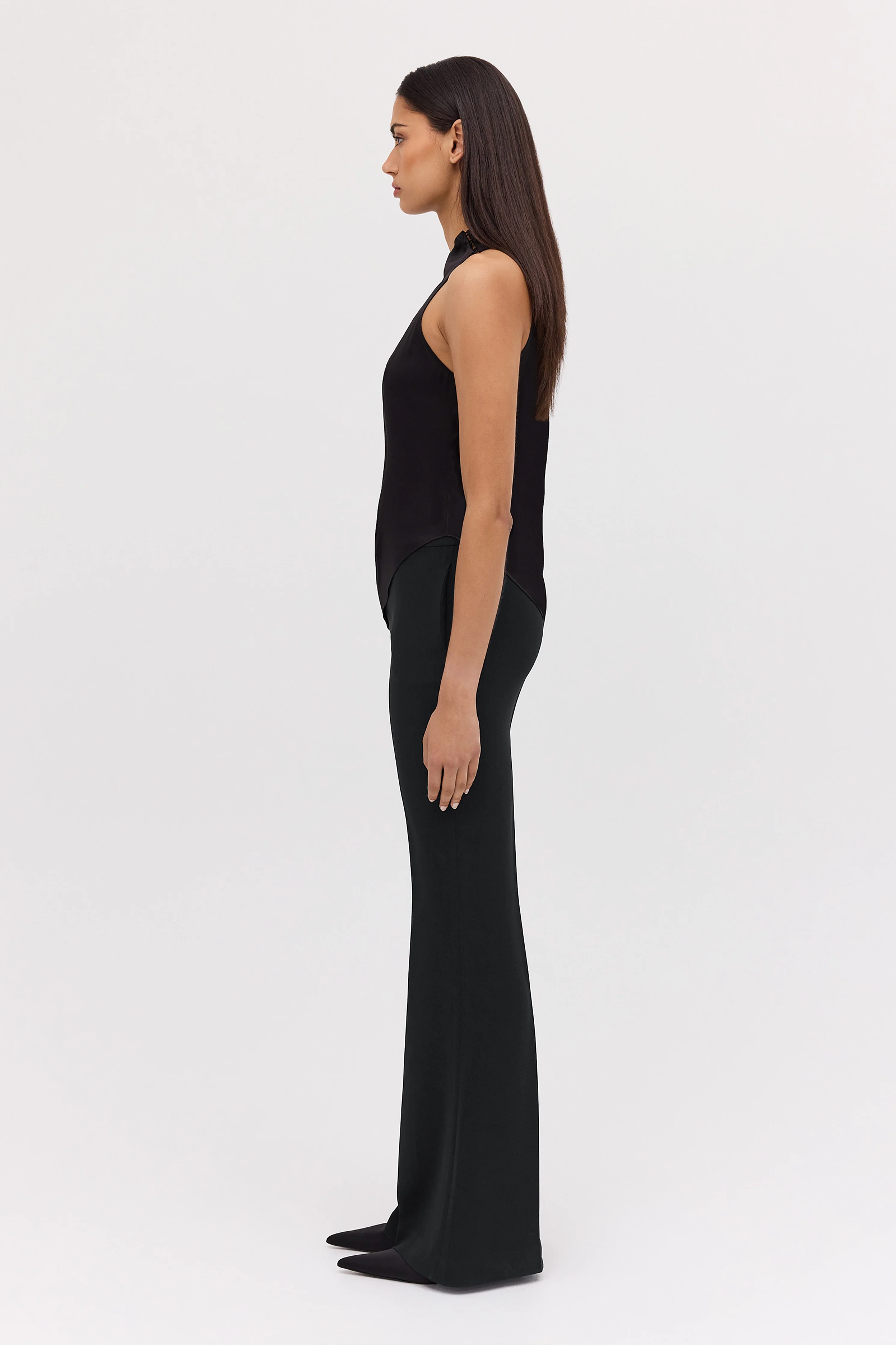BLACK SATIN INFINITE TOP - Image 6