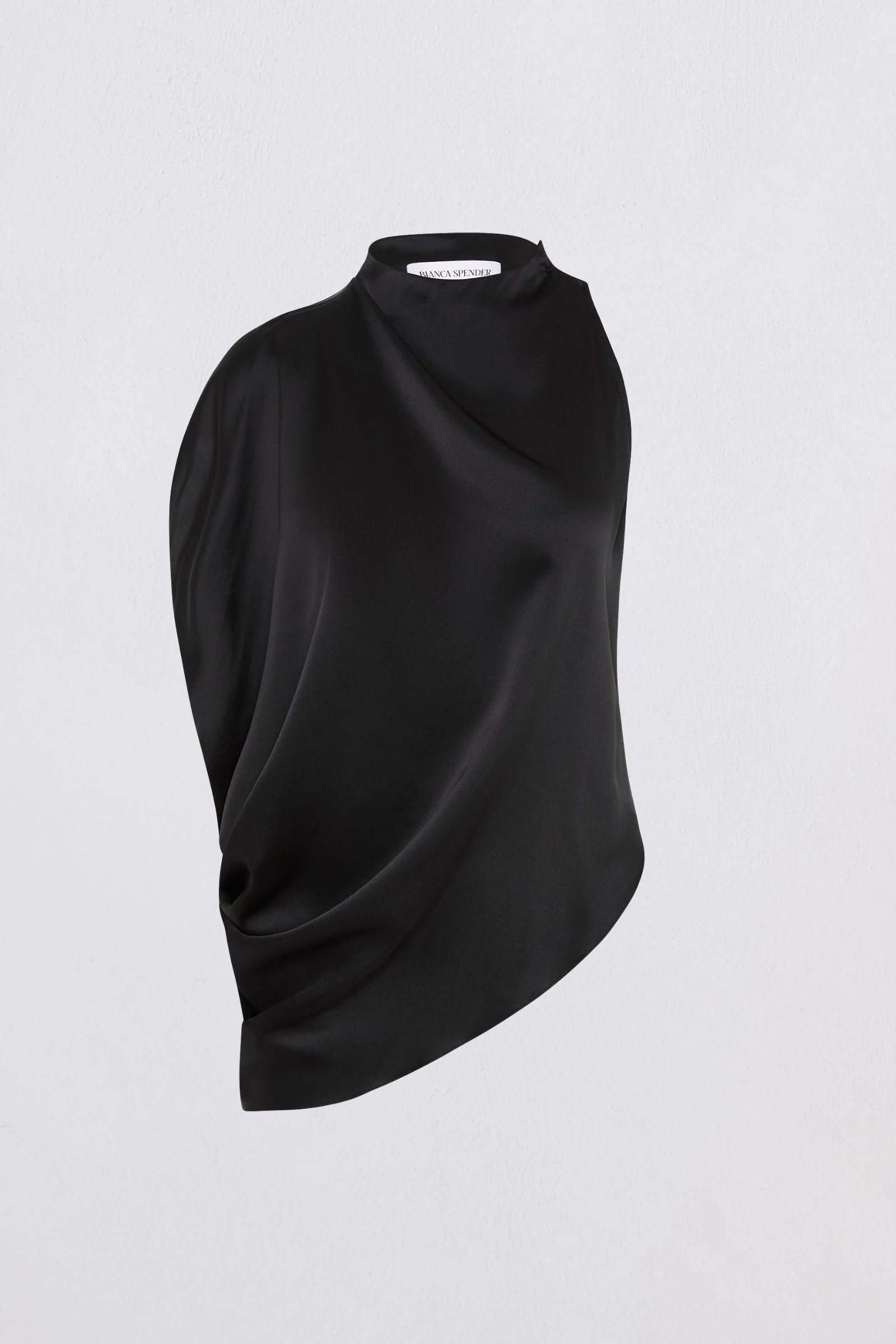 BLACK SATIN INFINITE TOP - Image 9