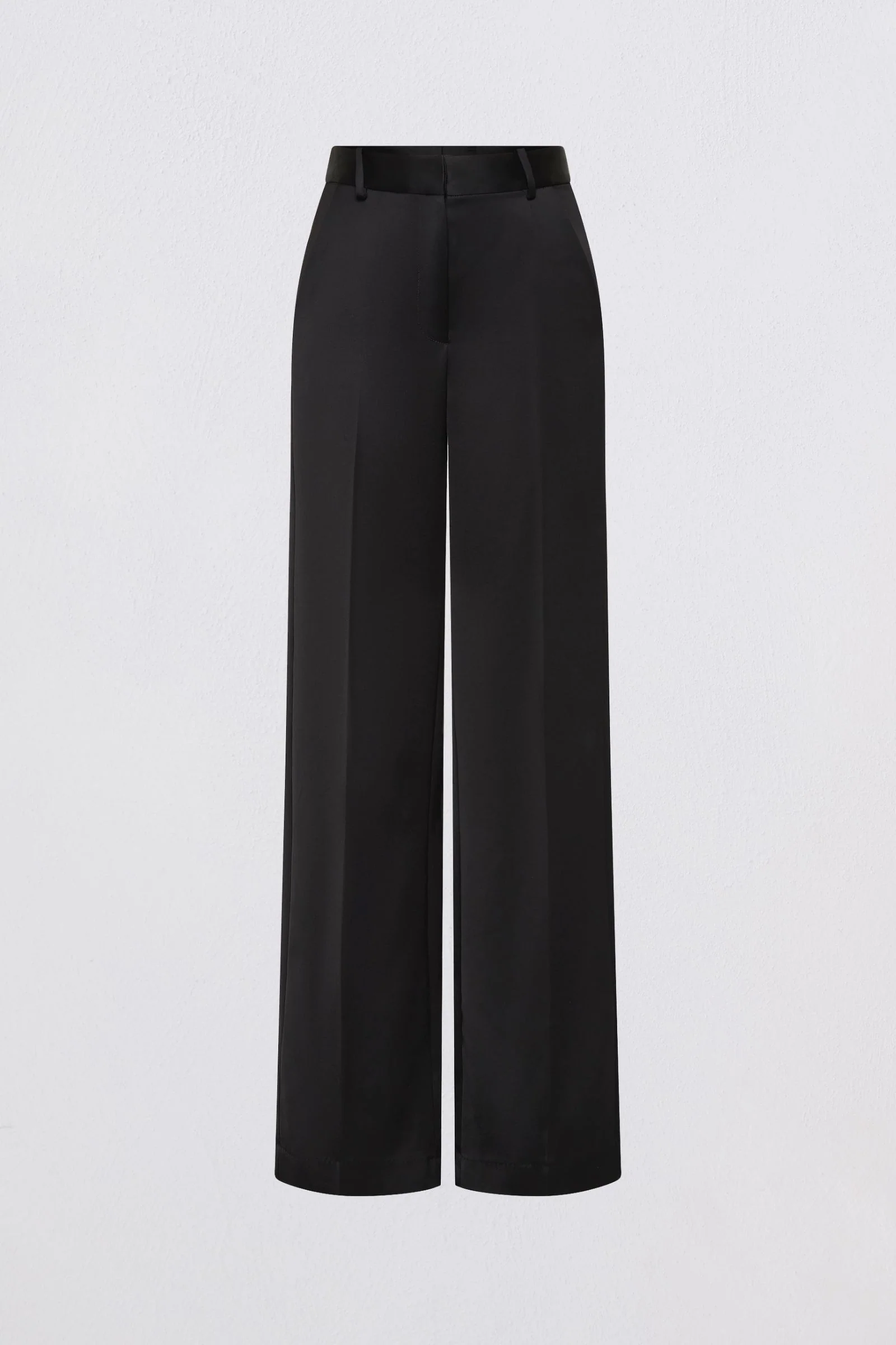 BLACK SATIN PULSE PANT - Image 5
