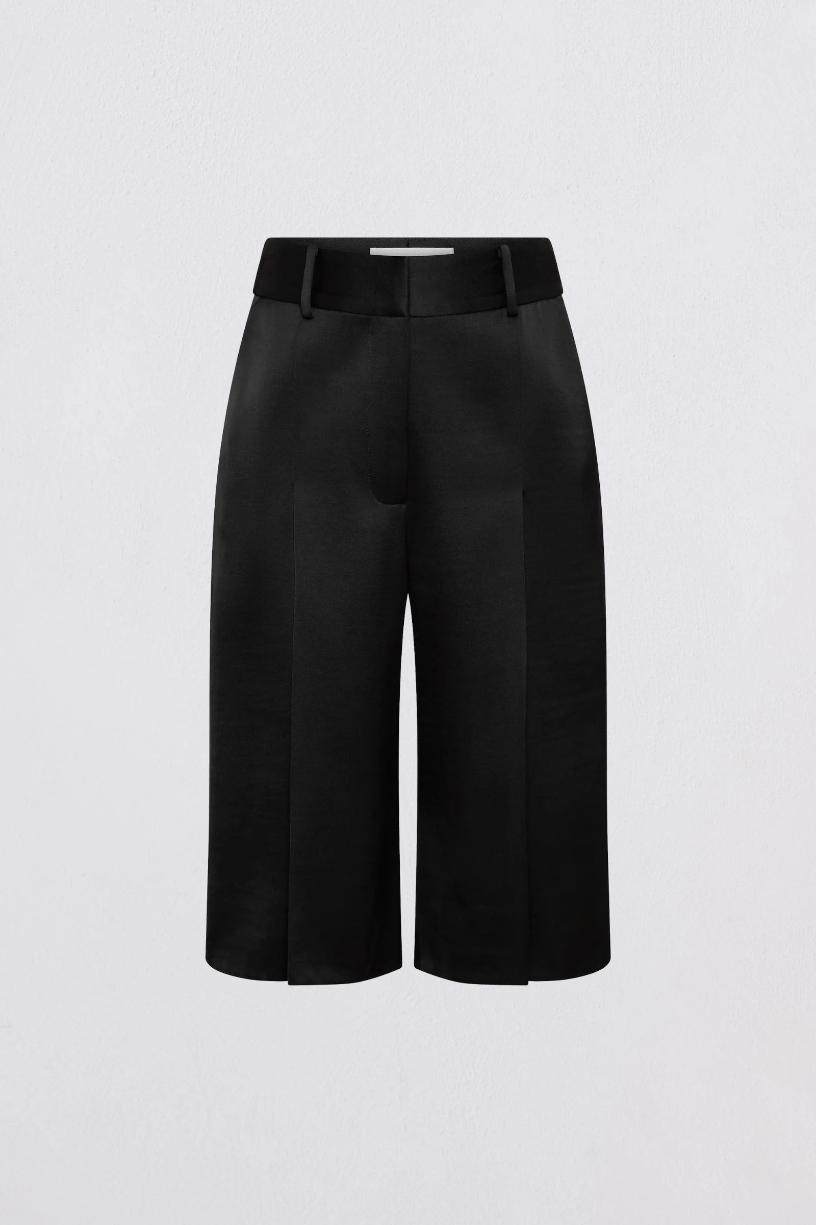 BLACK SATIN SUITING SURGES SHORT - Image 7