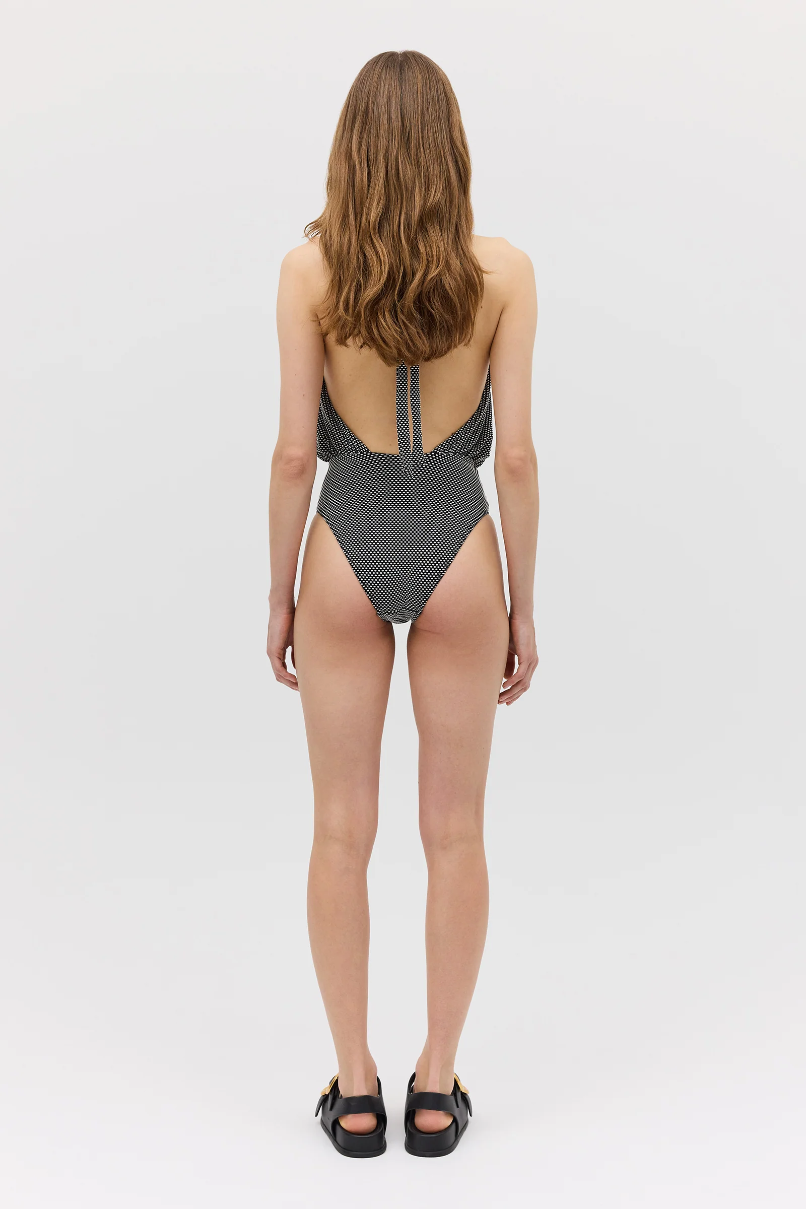 BLACK SPOT JACQUARD HAZEL ONE PIECE - Image 7