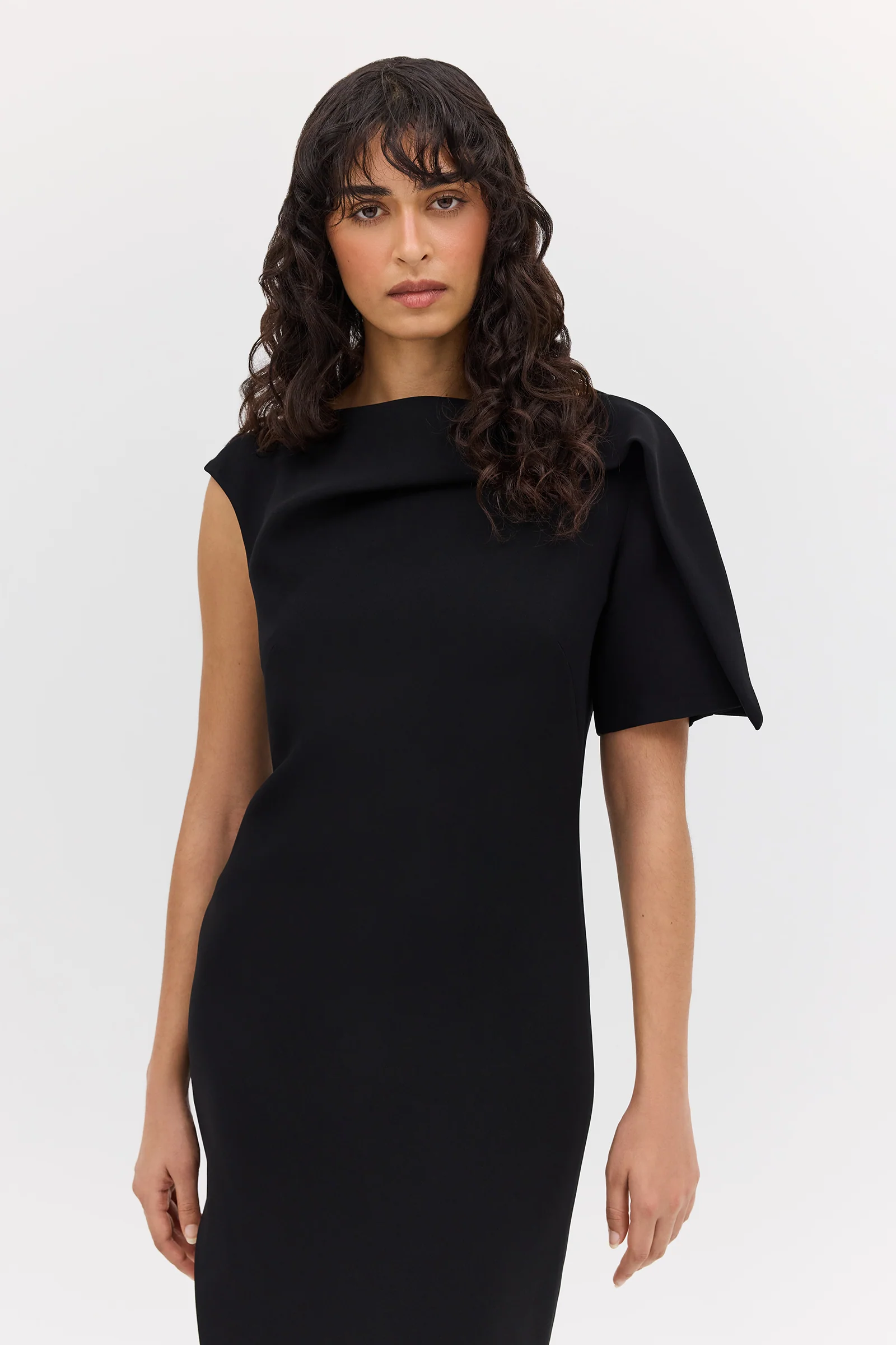 BLACK SUITING ANNEX DRESS - Image 2
