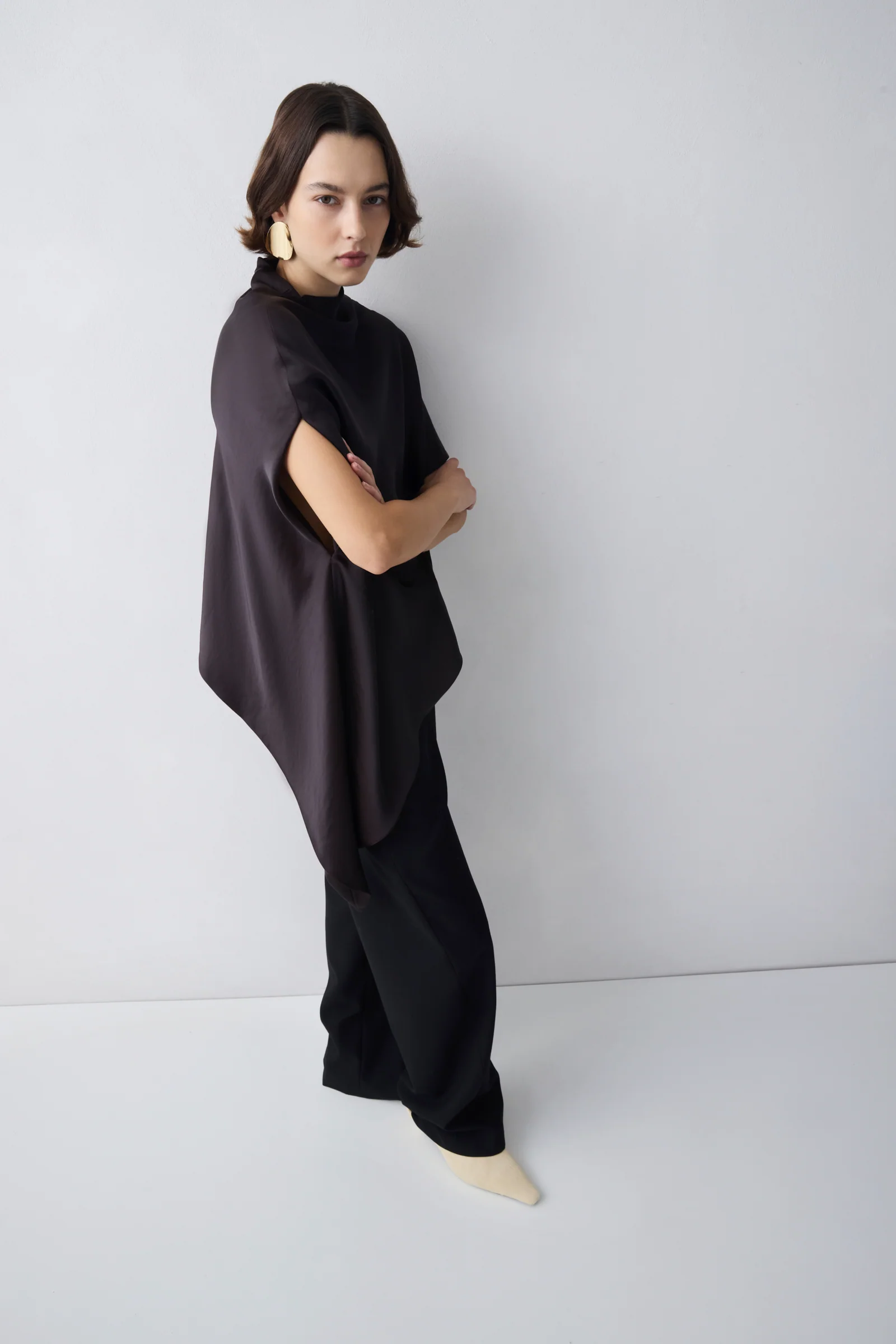 BLACK WOOL SUITING AWAKEN PANT - Image 5