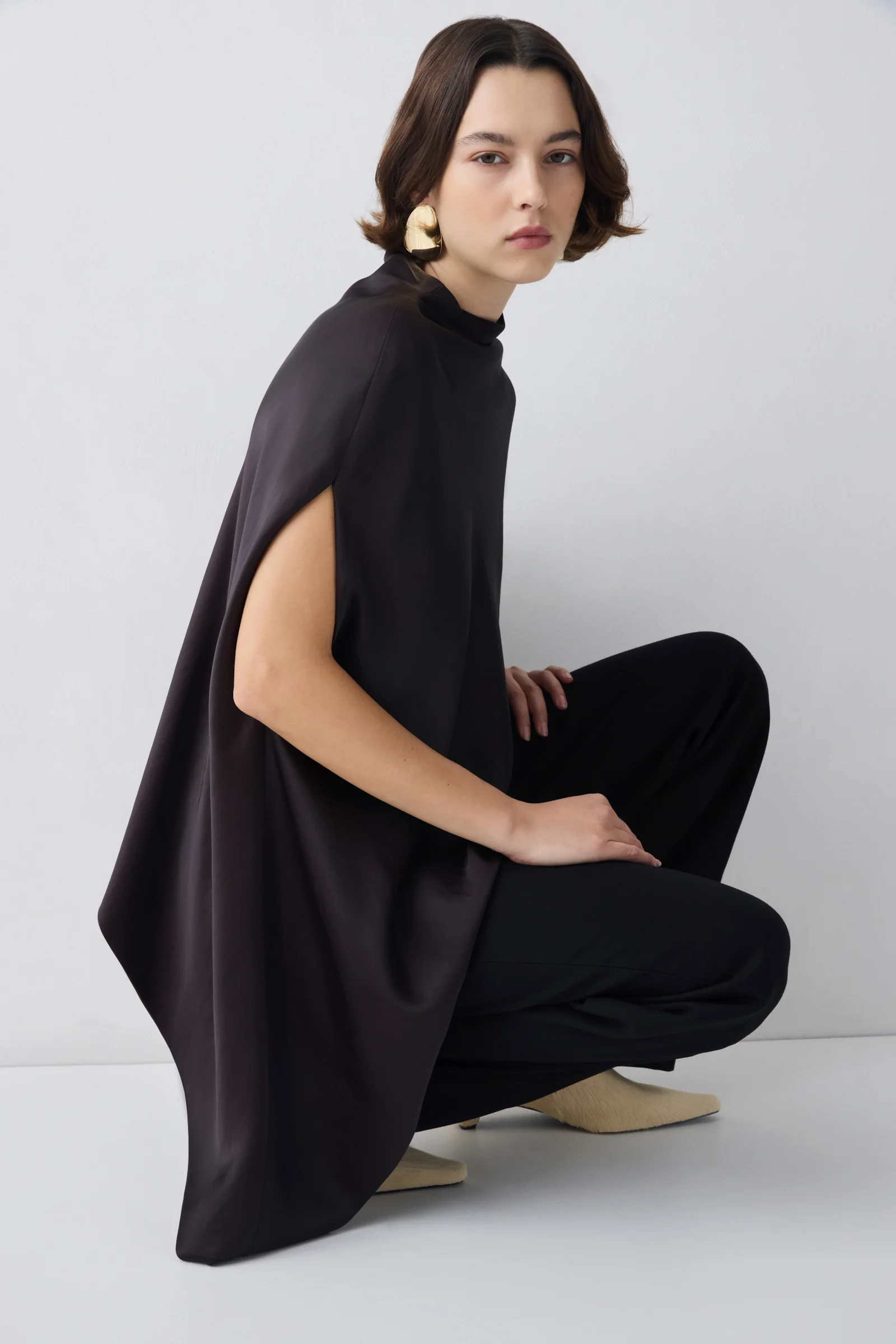 BLACK WOOL SUITING AWAKEN PANT - Image 6