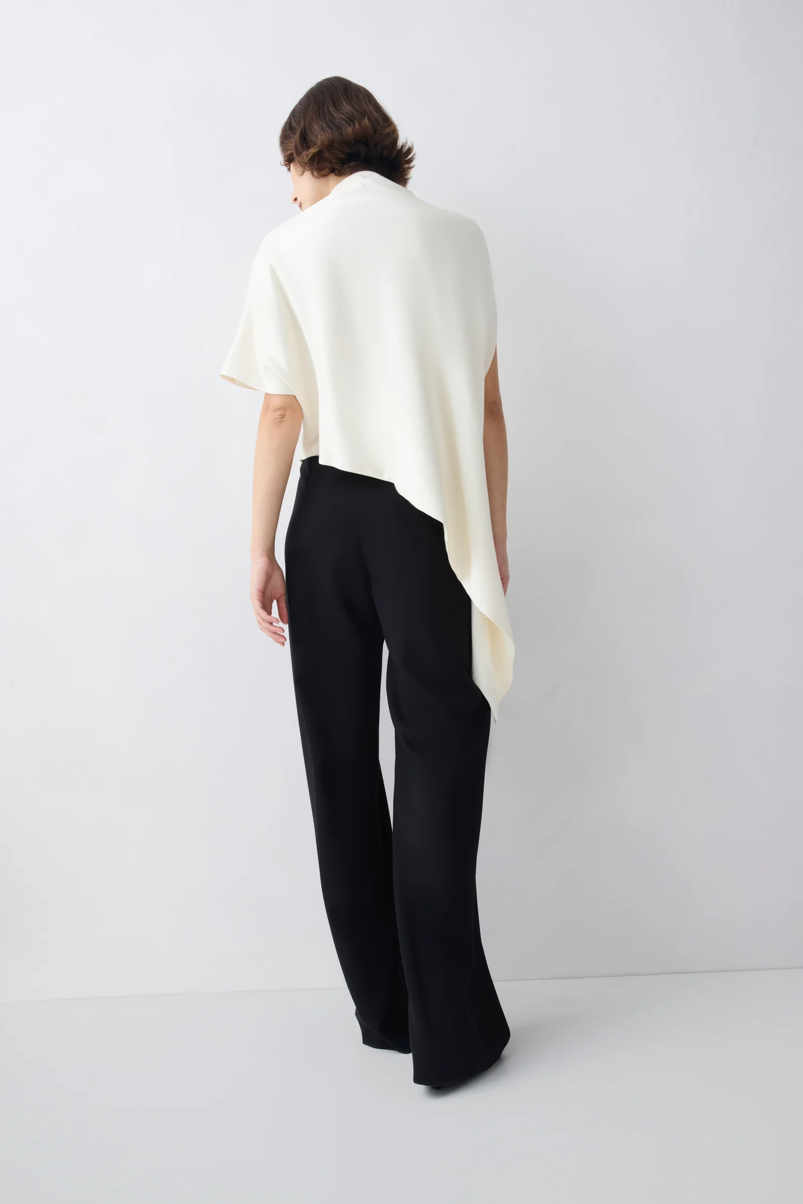 BLACK WOOL SUITING MORPH PANT - Image 5