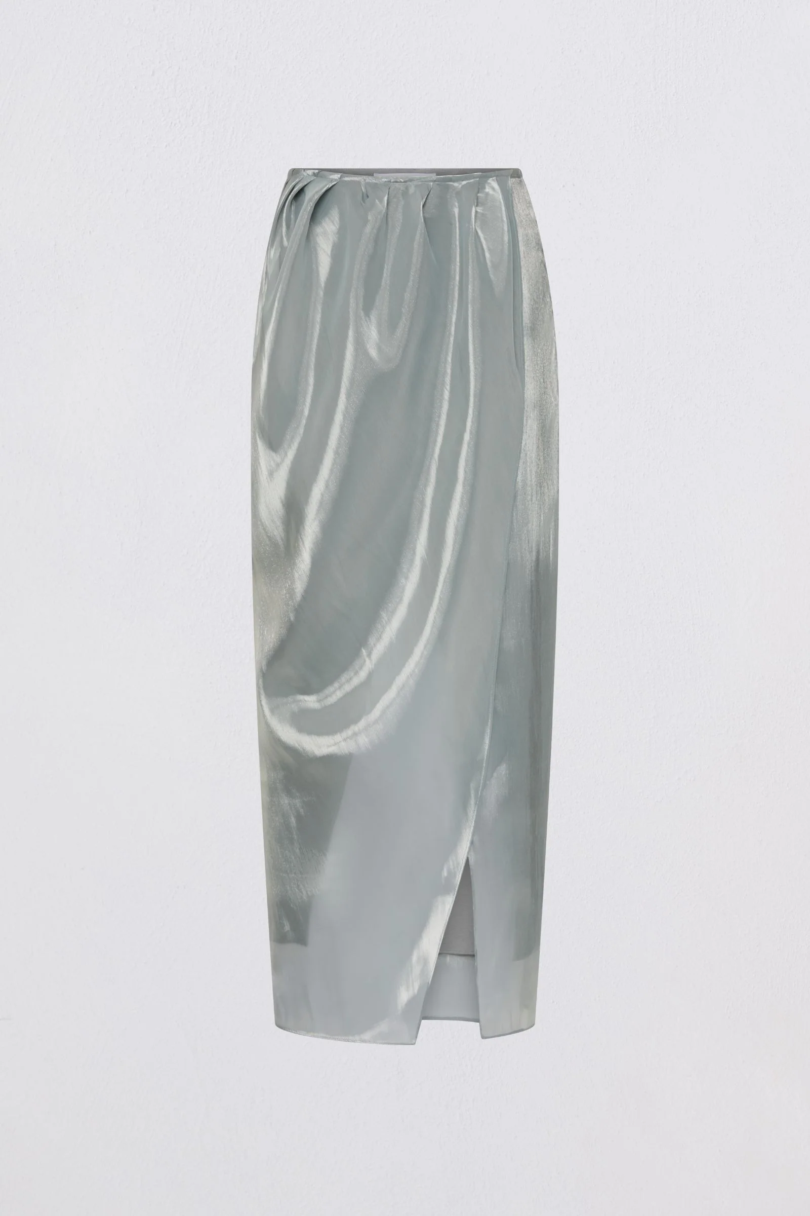 BLUE LIQUID ORGANZA DRIFT SKIRT - Image 7