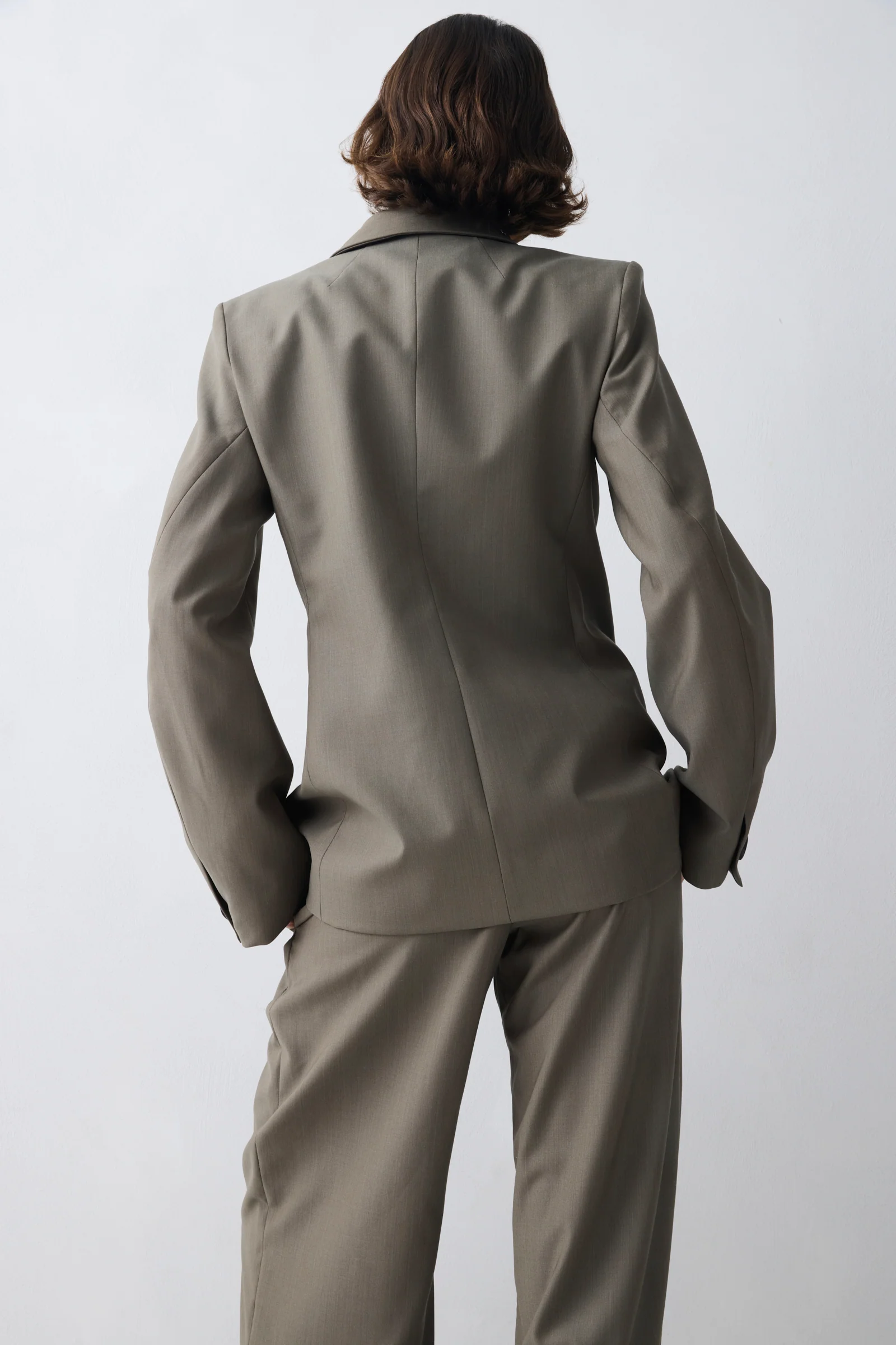 BRONZE WOOL SUITING ALCHEMY JACKET - Image 6