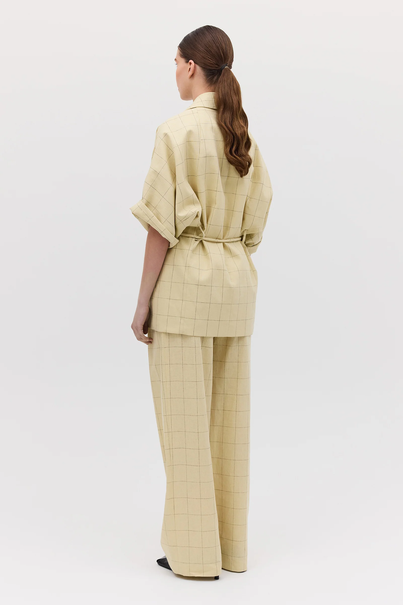 BUTTER CHECK SUITING ARBUS COAT - Image 6