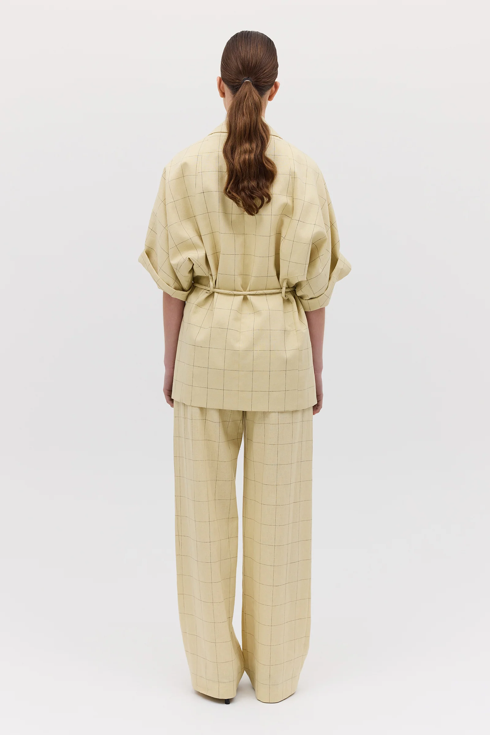 BUTTER CHECK SUITING ARBUS COAT - Image 7