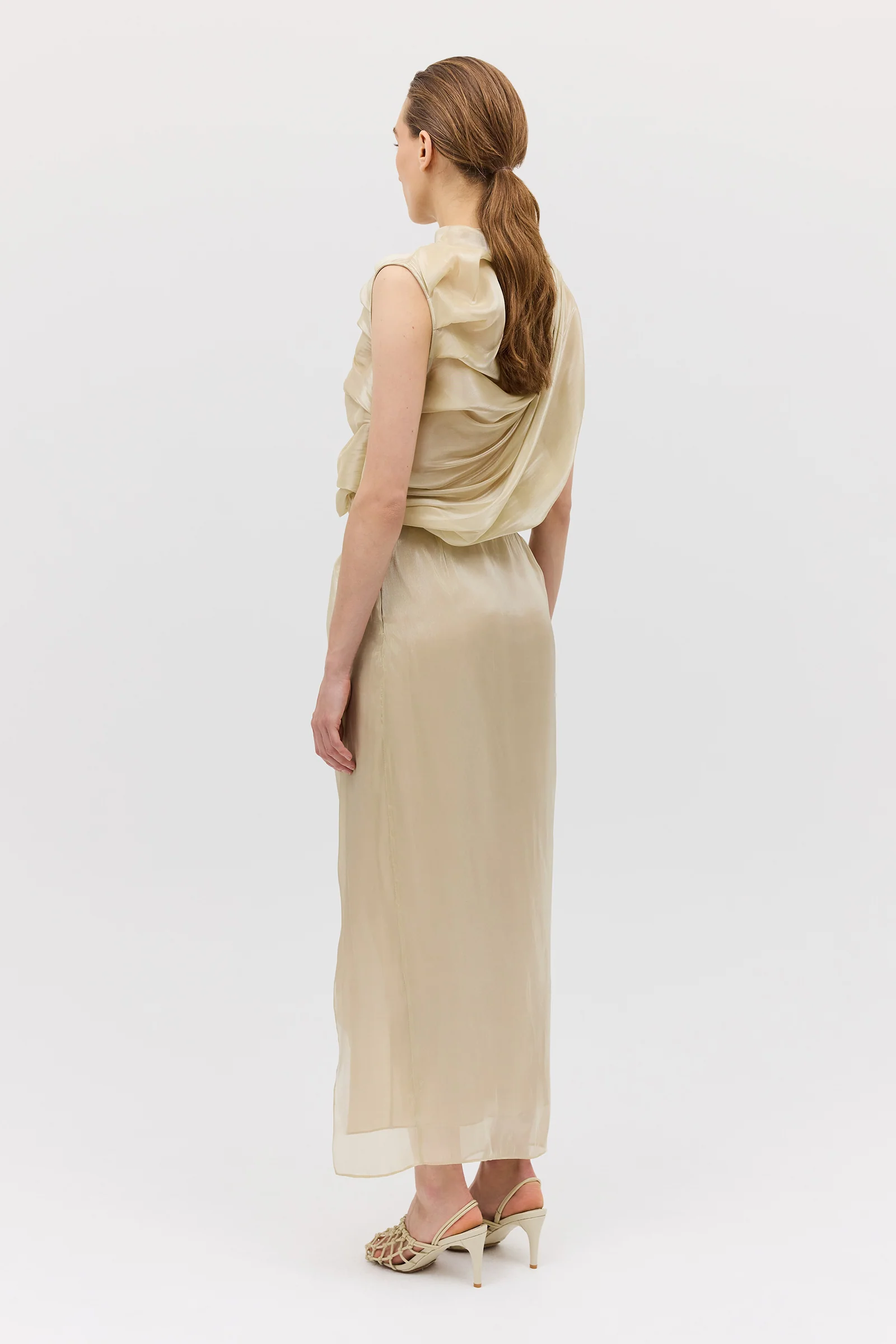 CHAMPAGNE LIQUID ORGANZA TUMBLE TOP - Image 7