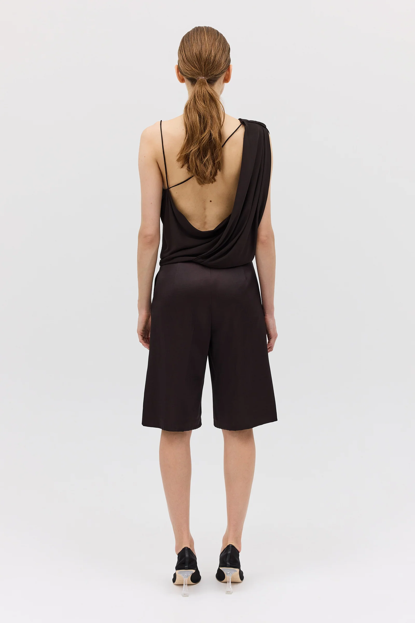 CHOCOLATE JERSEY LIQUID TOP - Image 7