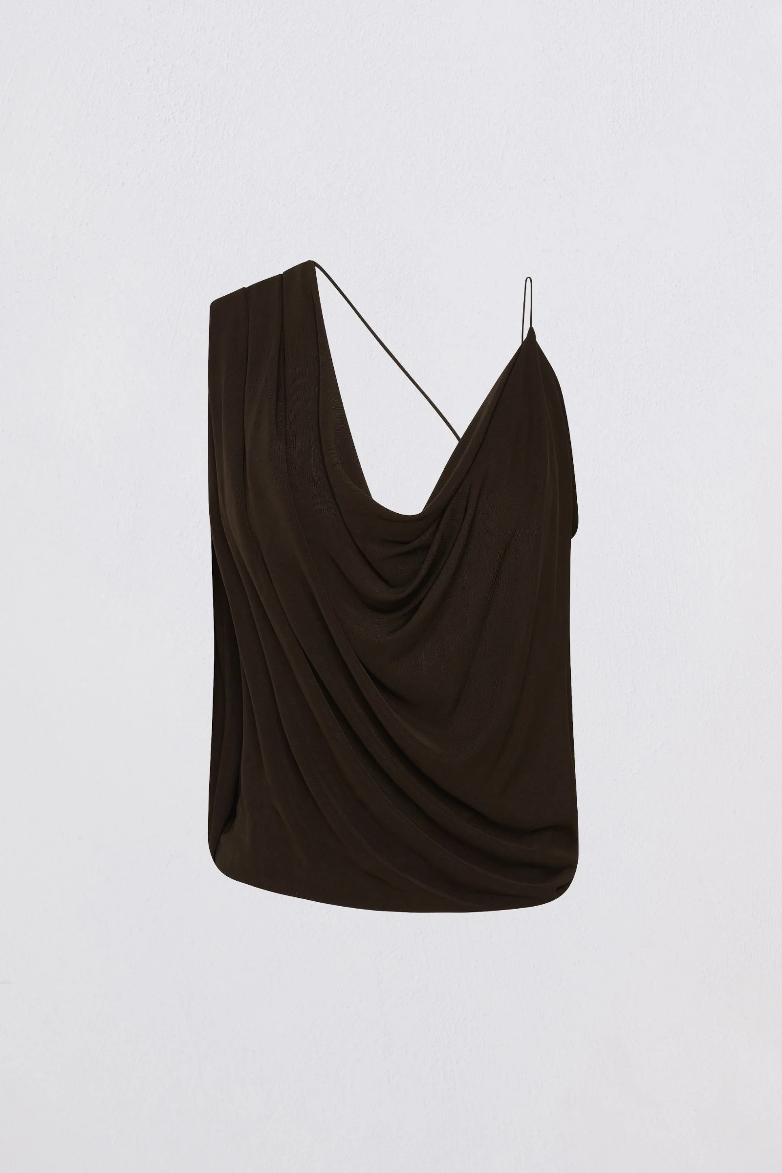CHOCOLATE JERSEY LIQUID TOP - Image 9