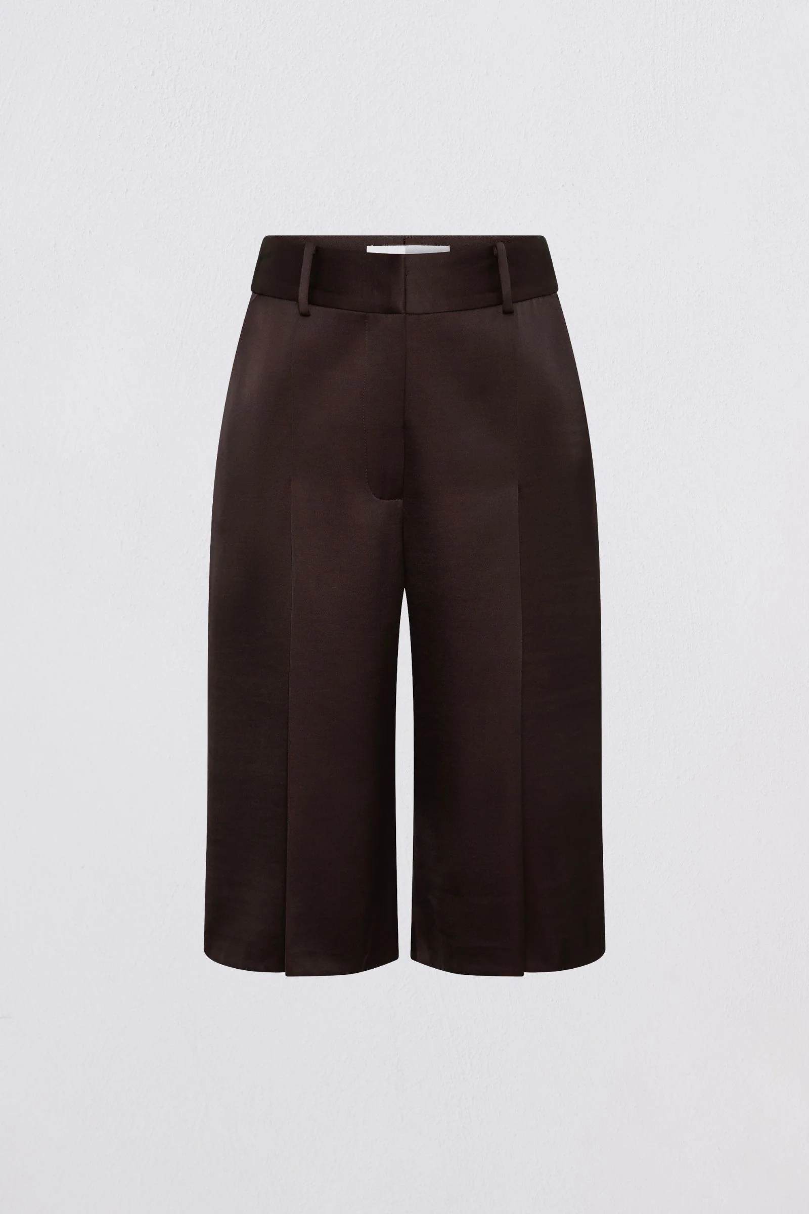 CHOCOLATE SATIN SUITING SURGES SHORT - Image 8