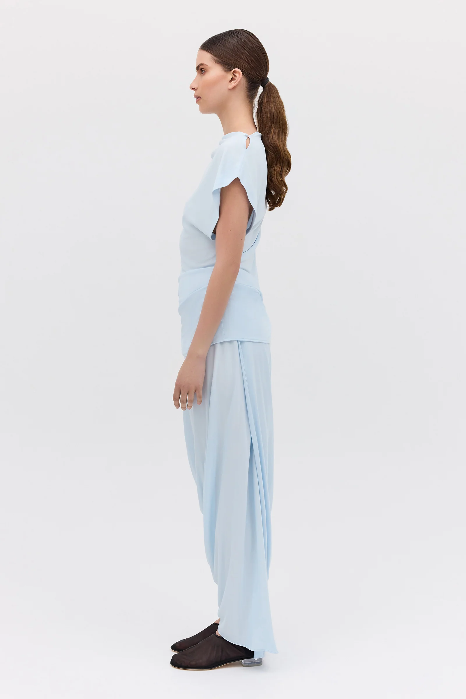 CLOUD JERSEY RIPPLE SKIRT - Image 4