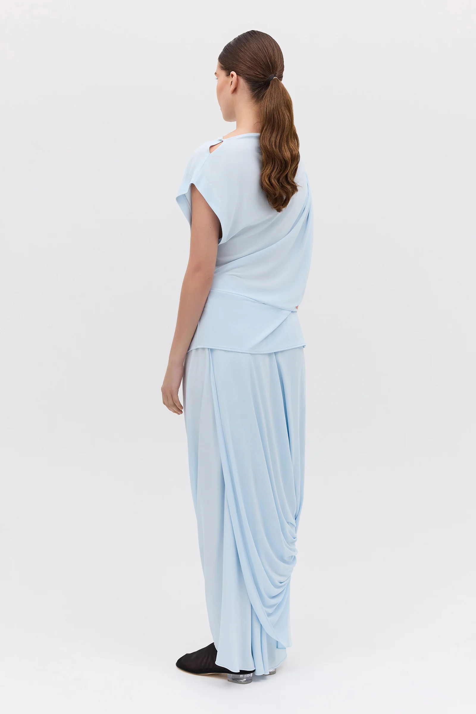 CLOUD JERSEY RIPPLE SKIRT - Image 5