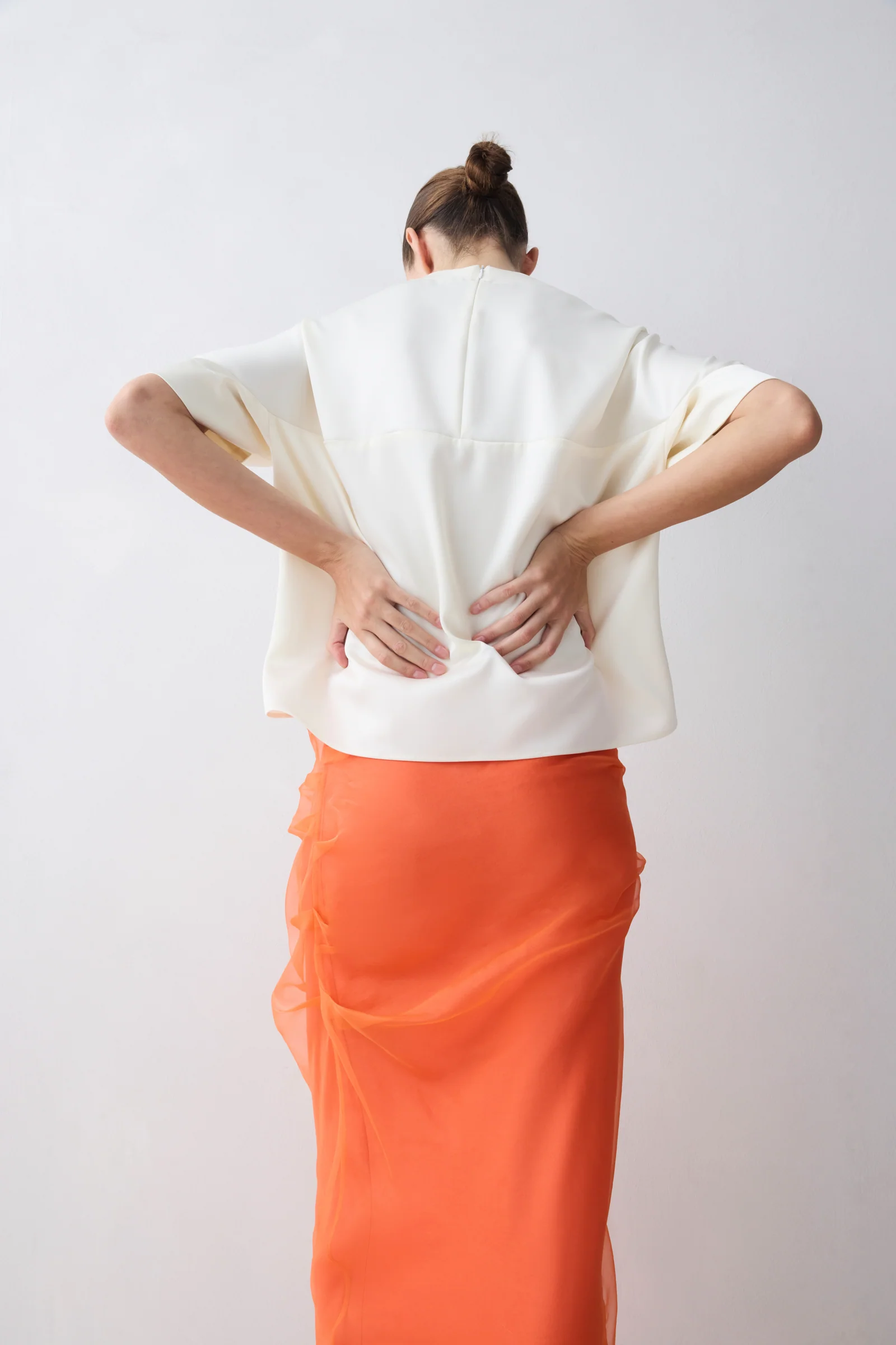CREAM SATIN EVOLVE TOP - Image 6