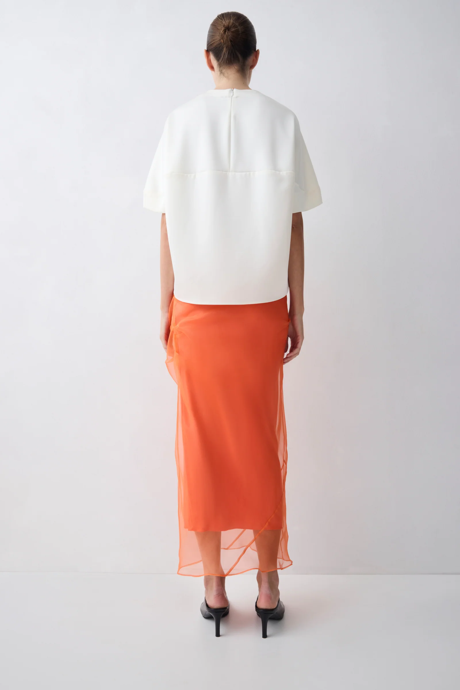 CREAM SATIN EVOLVE TOP - Image 7