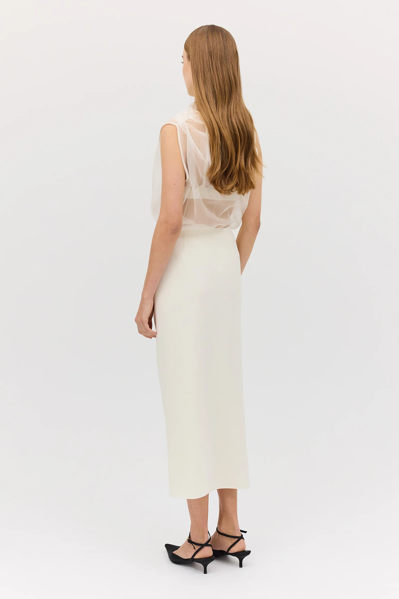 CREAM WOOL CARESS SKIRT - Image 6