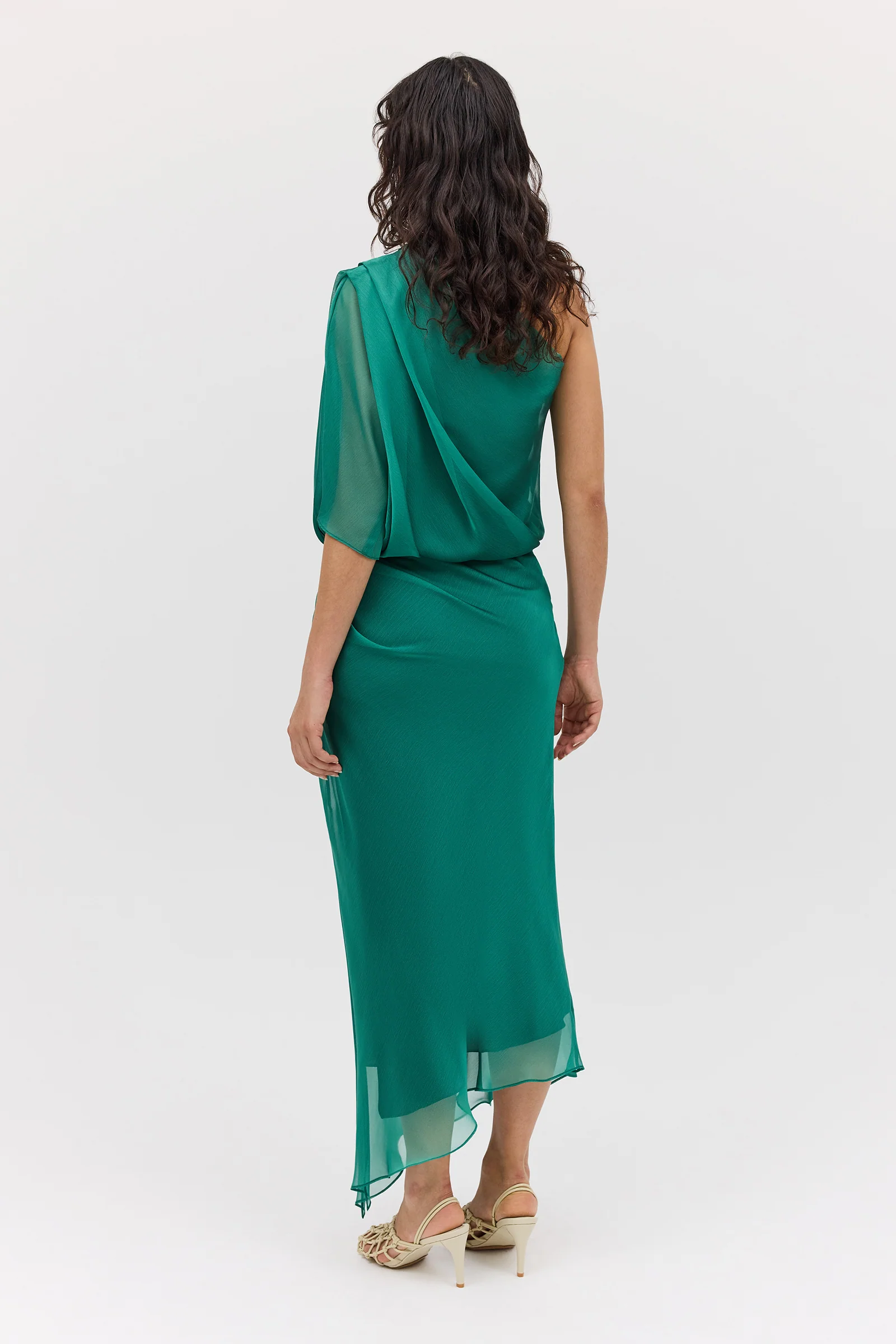 FOREST CHIFFON CLINCH SKIRT - Image 5