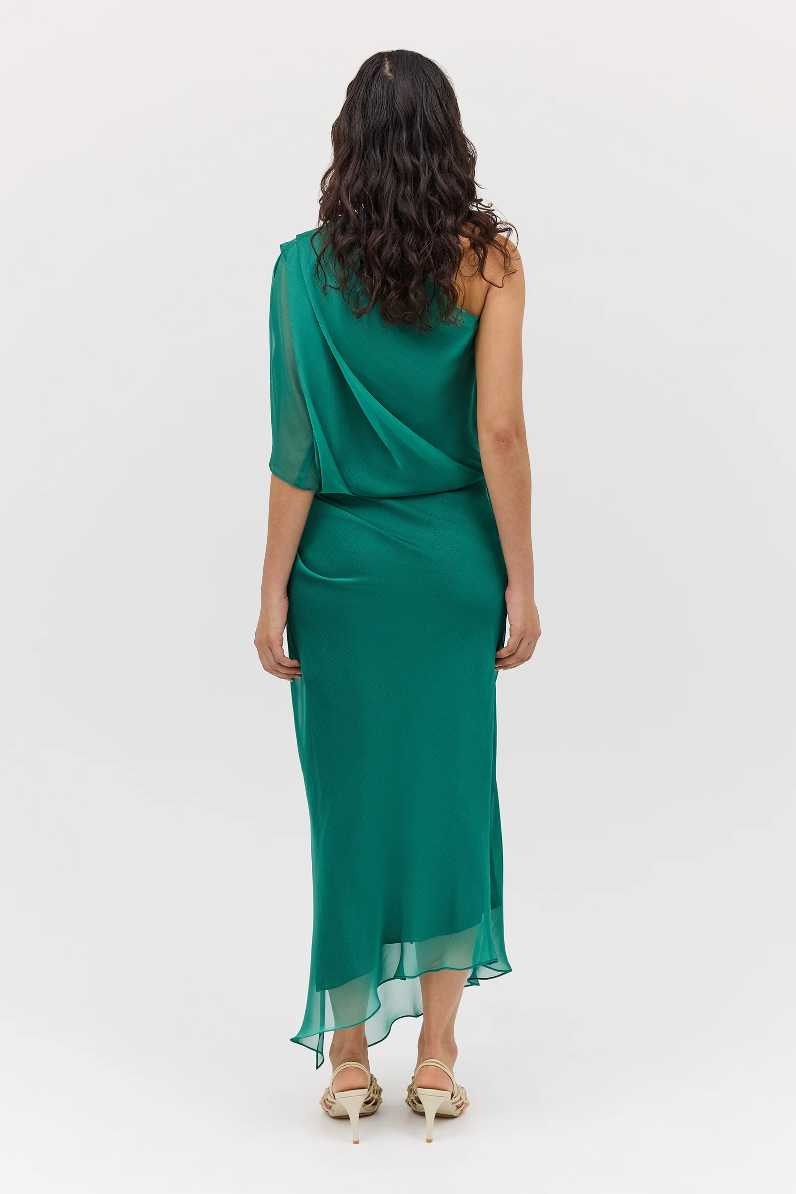 FOREST CHIFFON CLINCH SKIRT - Image 6