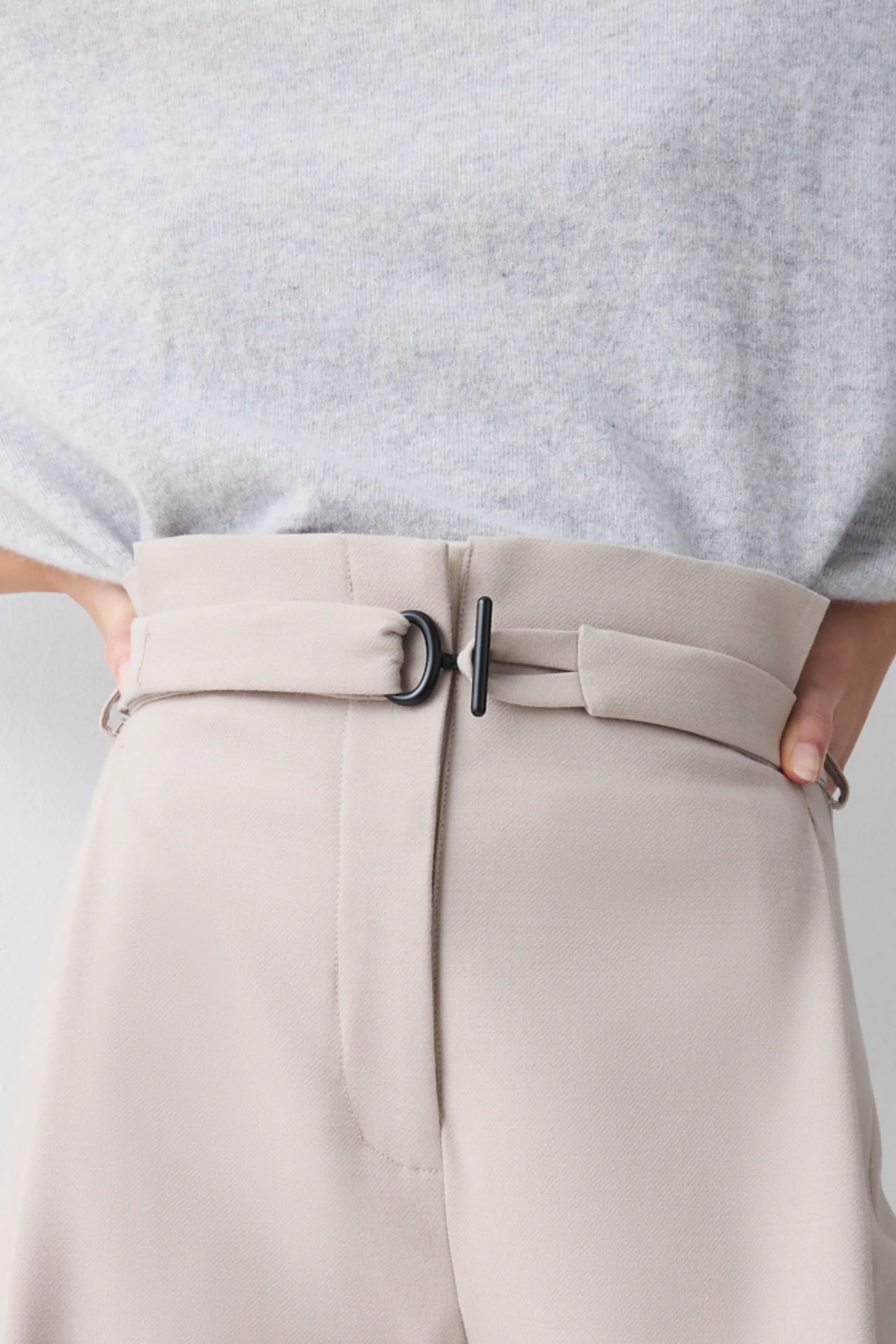 GREY MARLE CASHMERE RISE KNIT TOP - Image 6