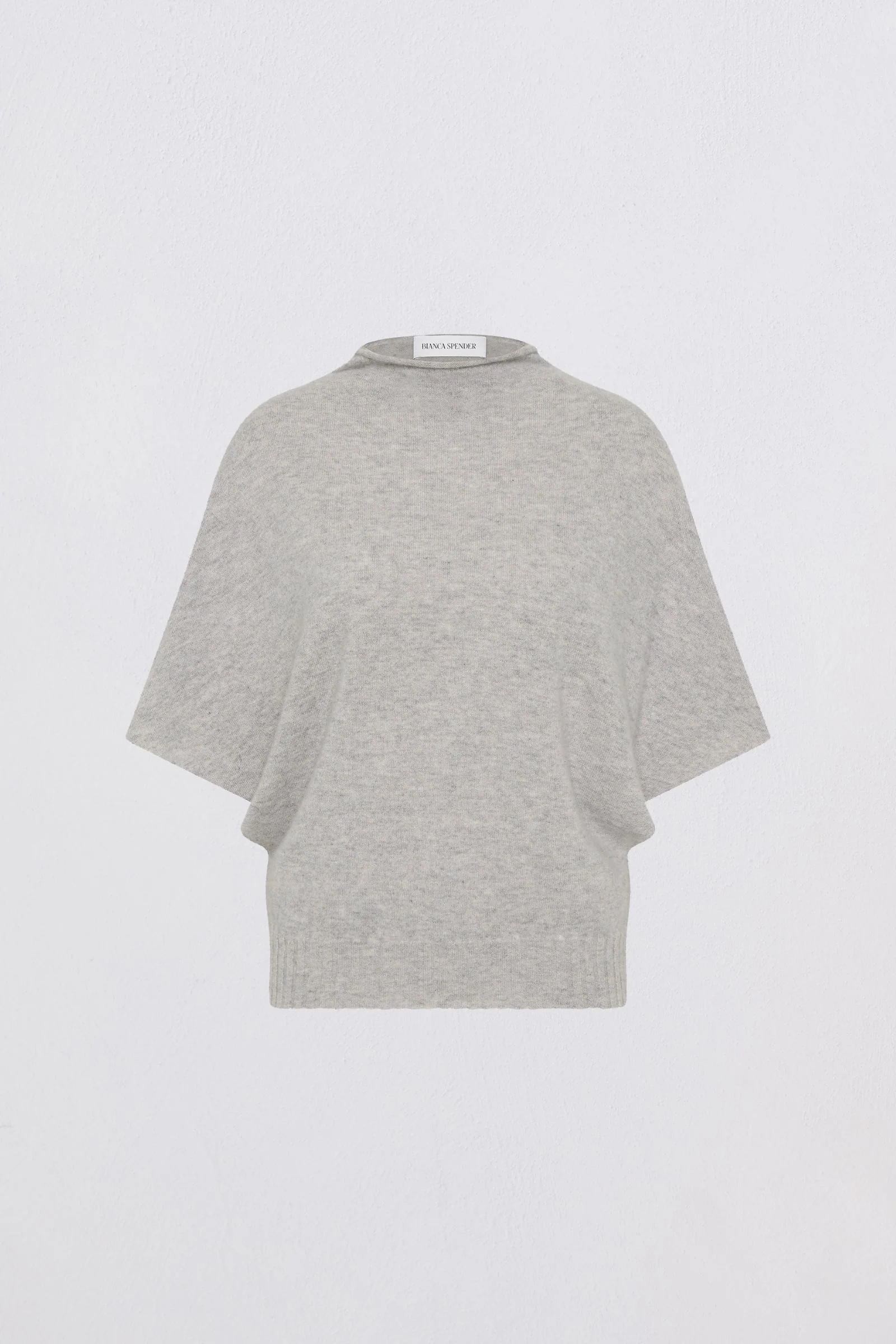GREY MARLE CASHMERE RISE KNIT TOP - Image 7