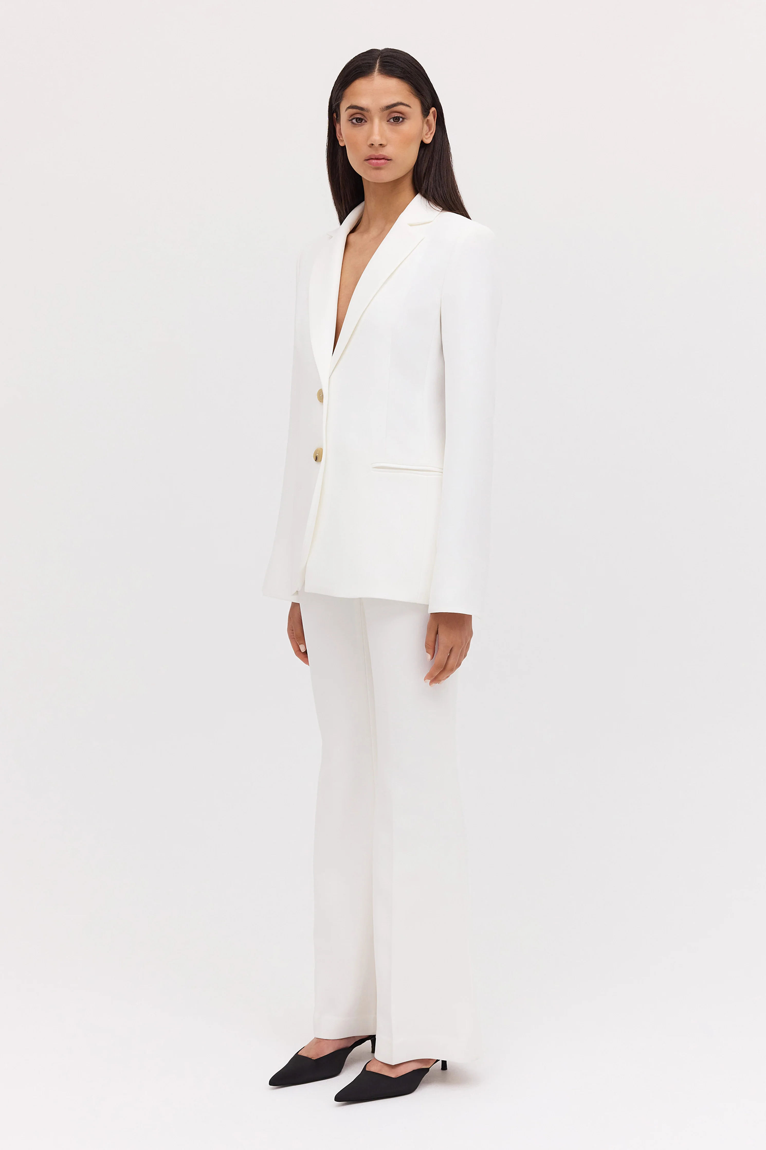 IVORY CREPE ENSO JACKET - Image 5