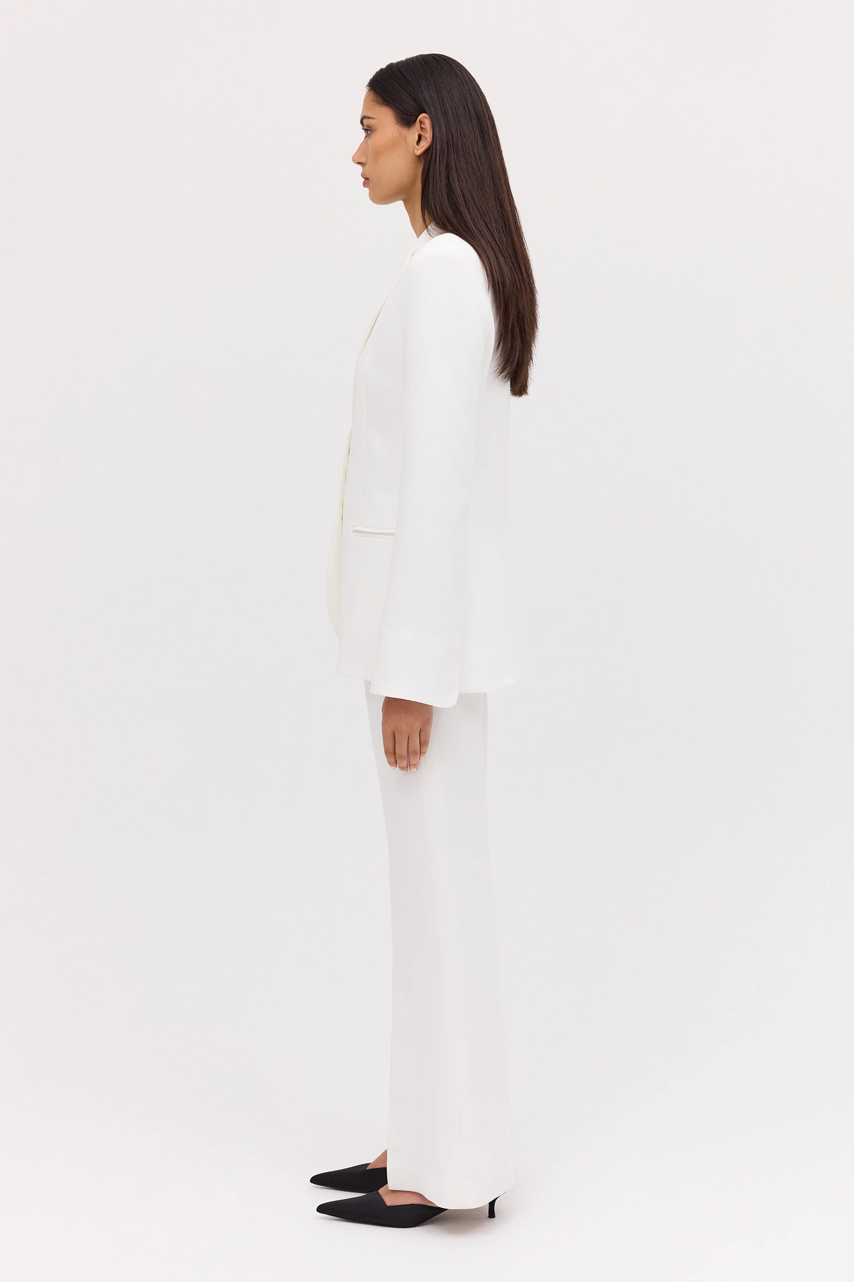 IVORY CREPE ENSO JACKET - Image 6