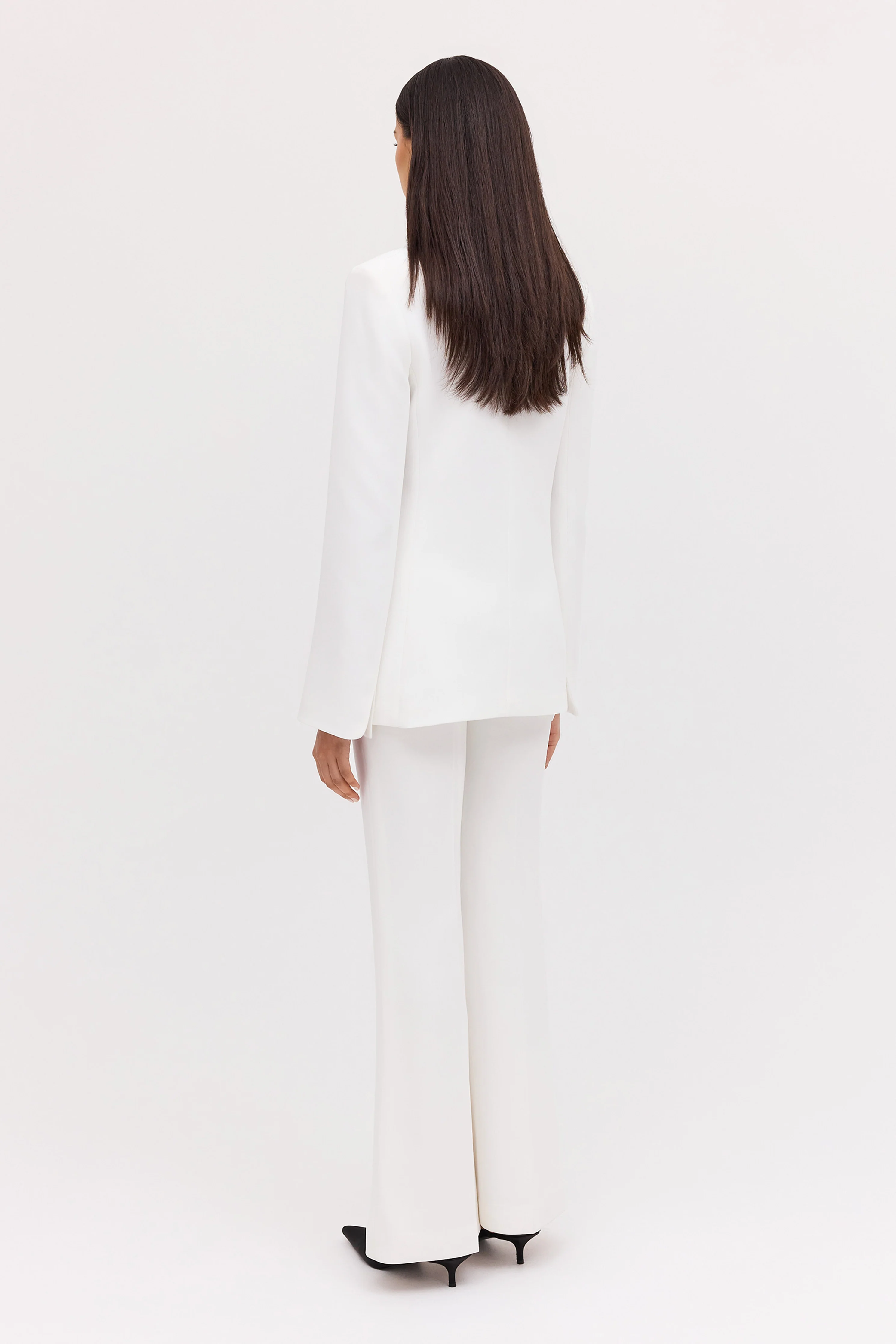 IVORY CREPE ENSO JACKET - Image 7