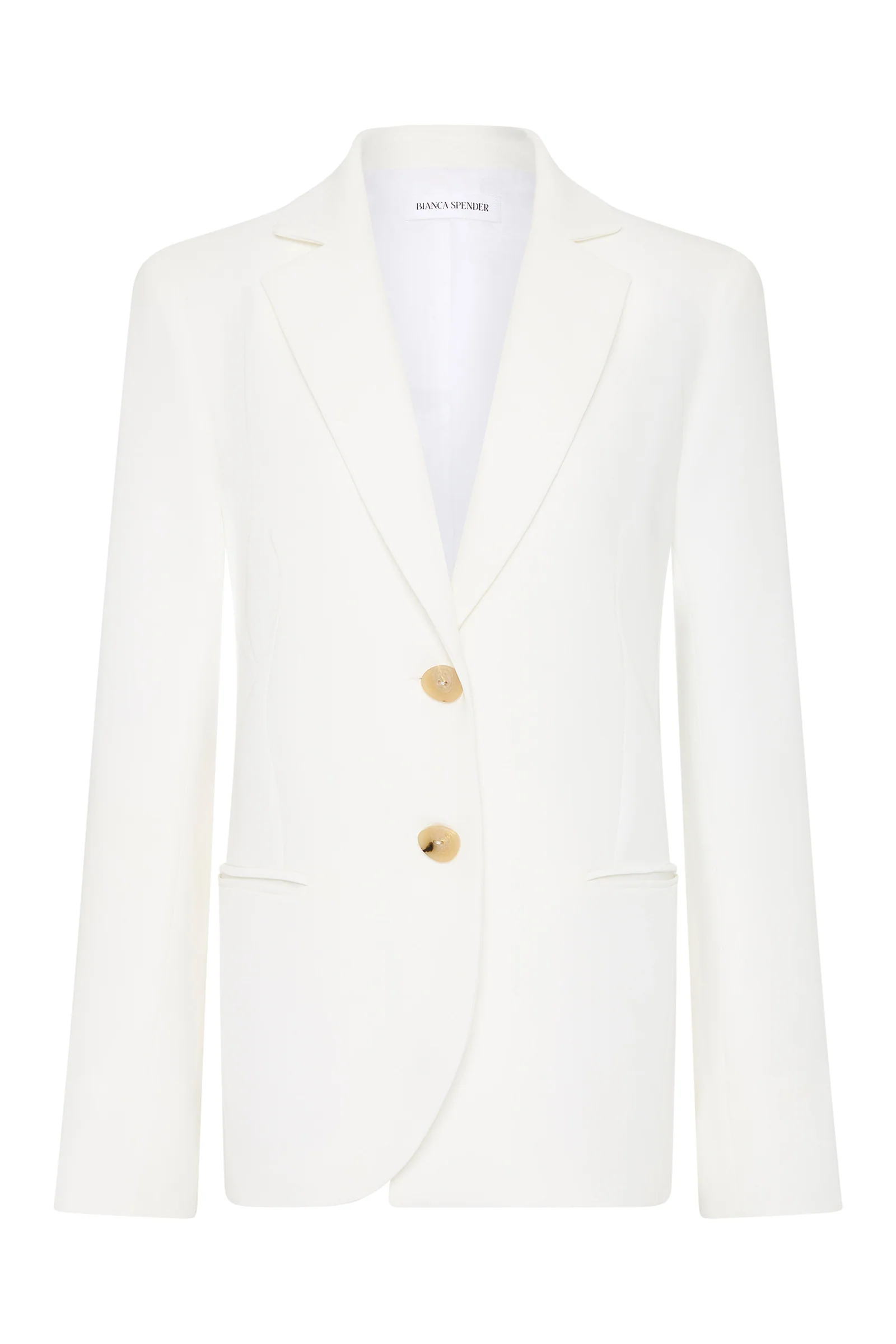 IVORY CREPE ENSO JACKET - Image 9