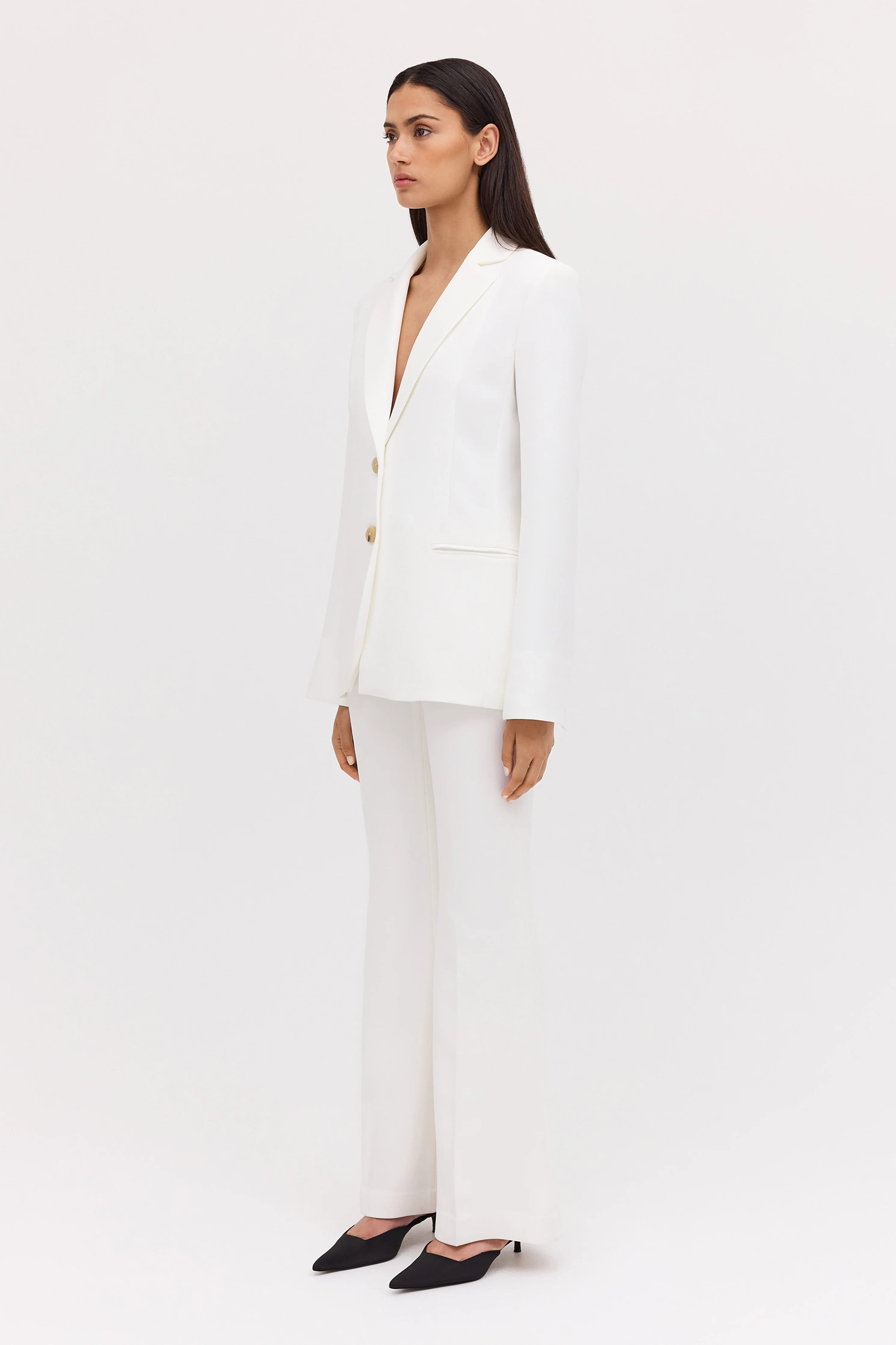 IVORY CREPE NADJA PANT - Image 3