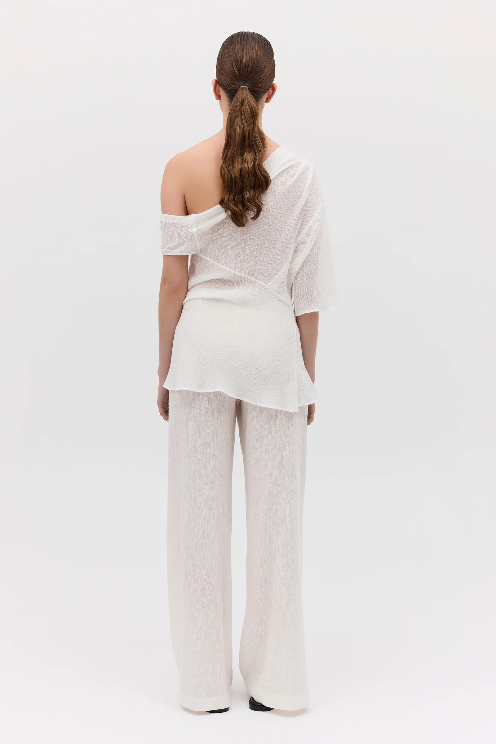 IVORY CRINKLE GALEA TOP - Image 7