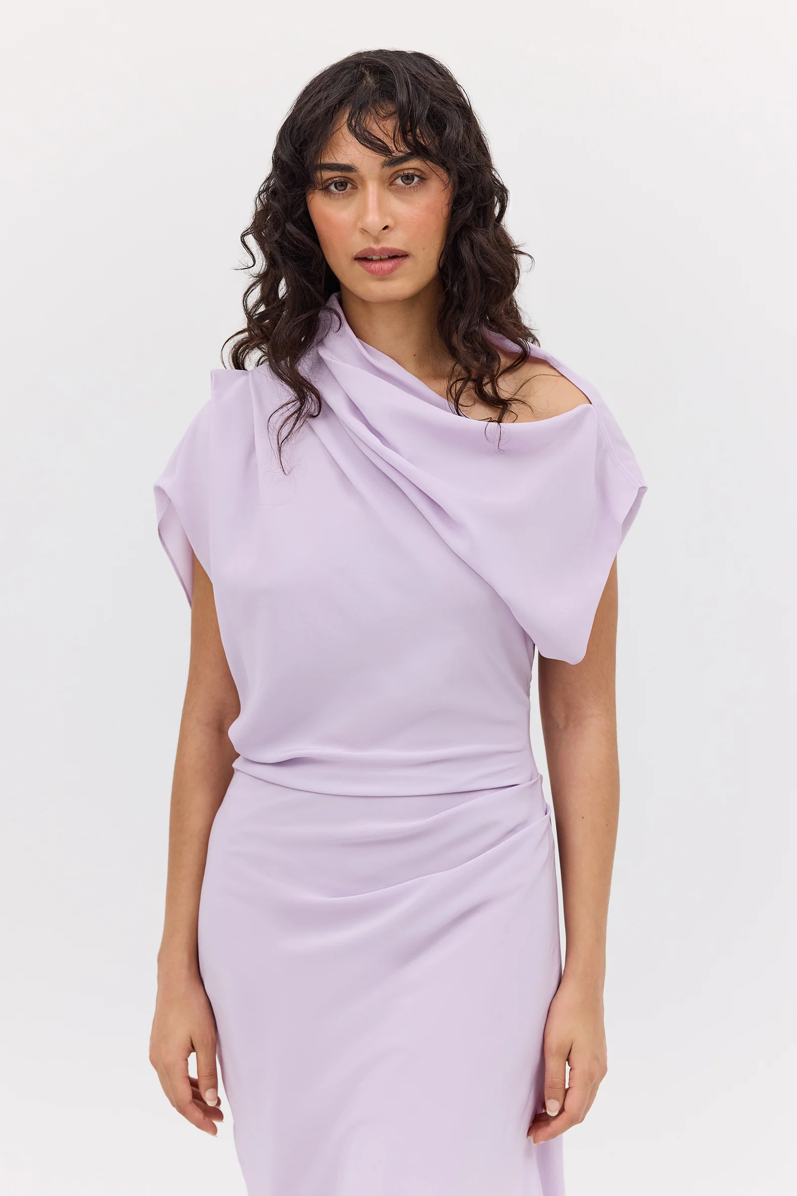 LILAC SILK CDC DECODE DRESS - Image 4